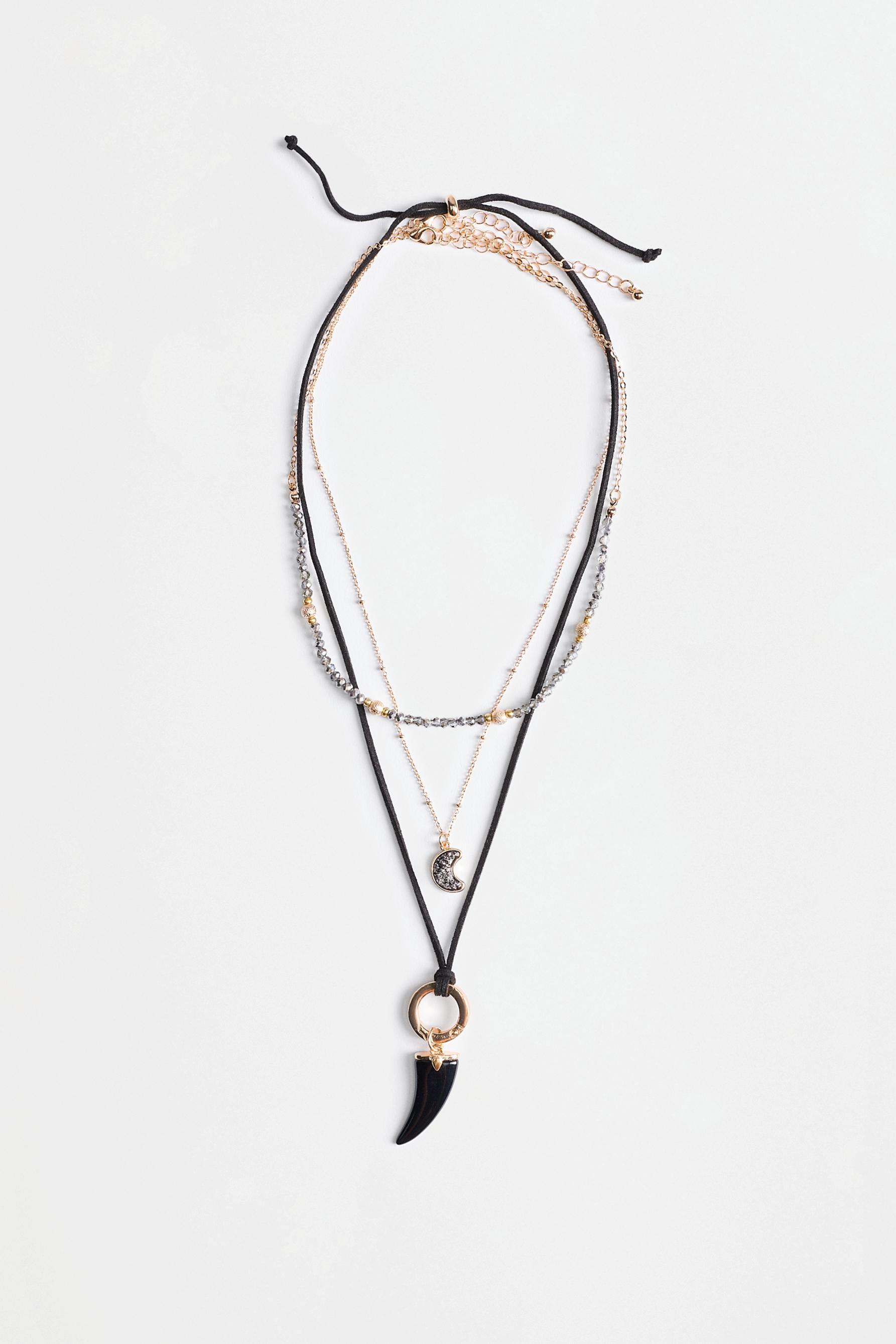 Assorted necklaces (3-pack) — GOLDEN