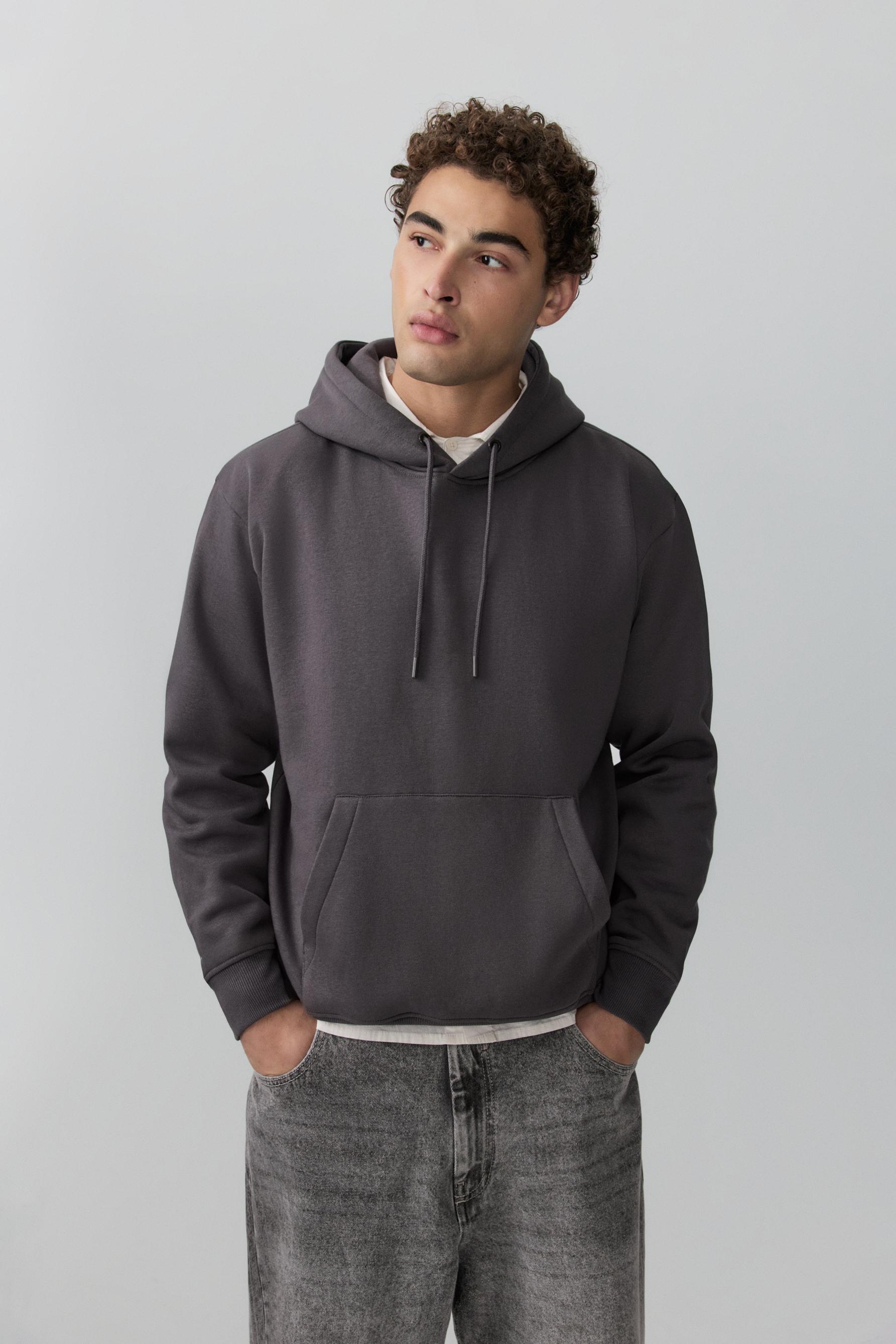 Sudadera básica capucha