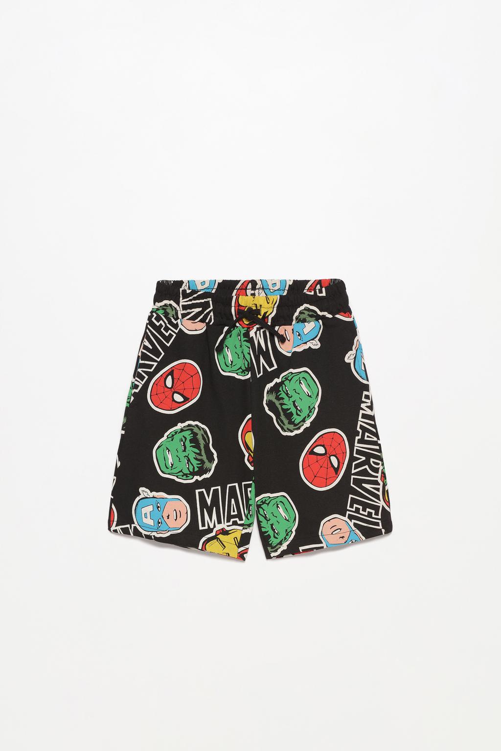 Plush Superheroes ©Marvel Bermuda shorts