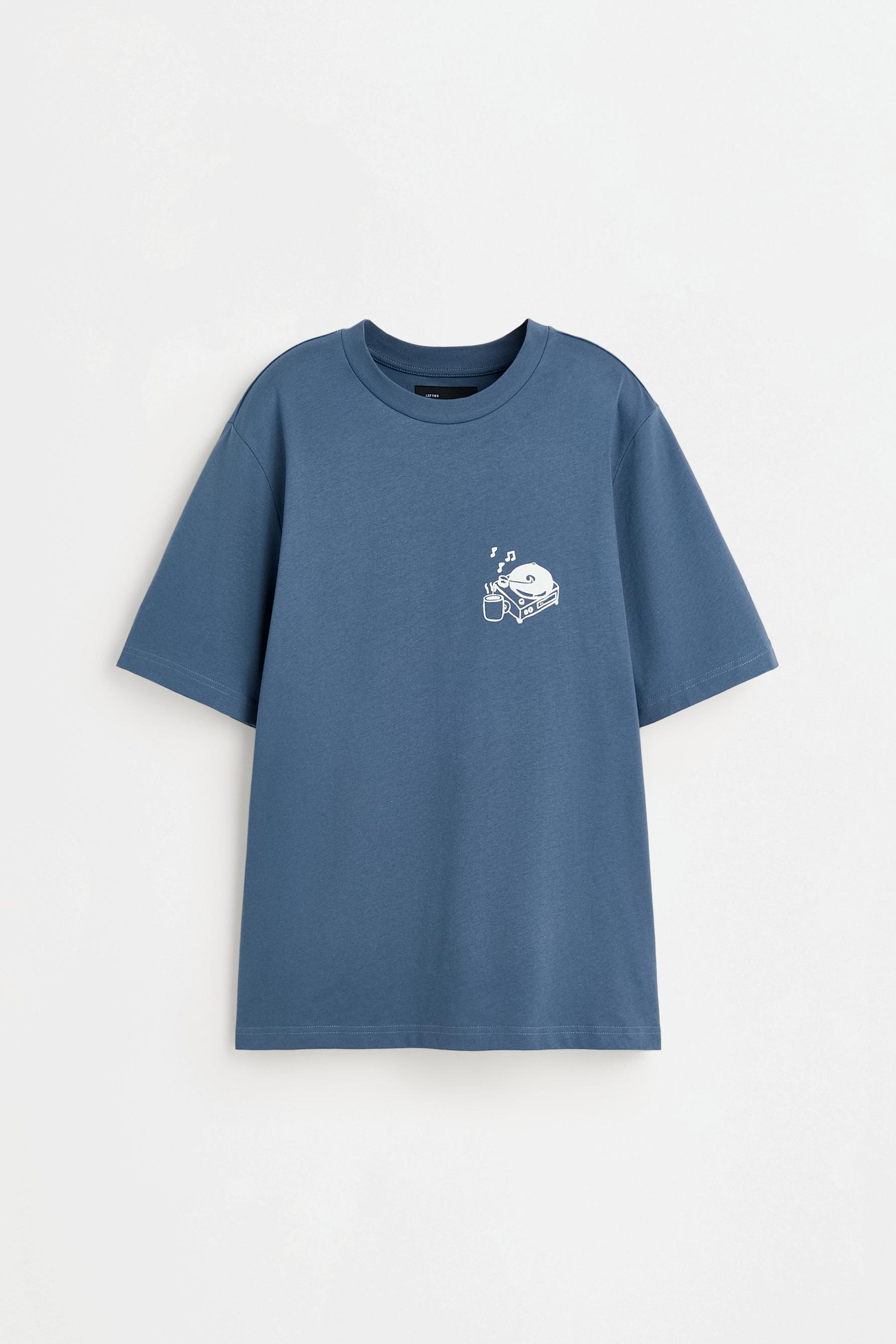 Short printed pyjamas — OCEAN BLUE