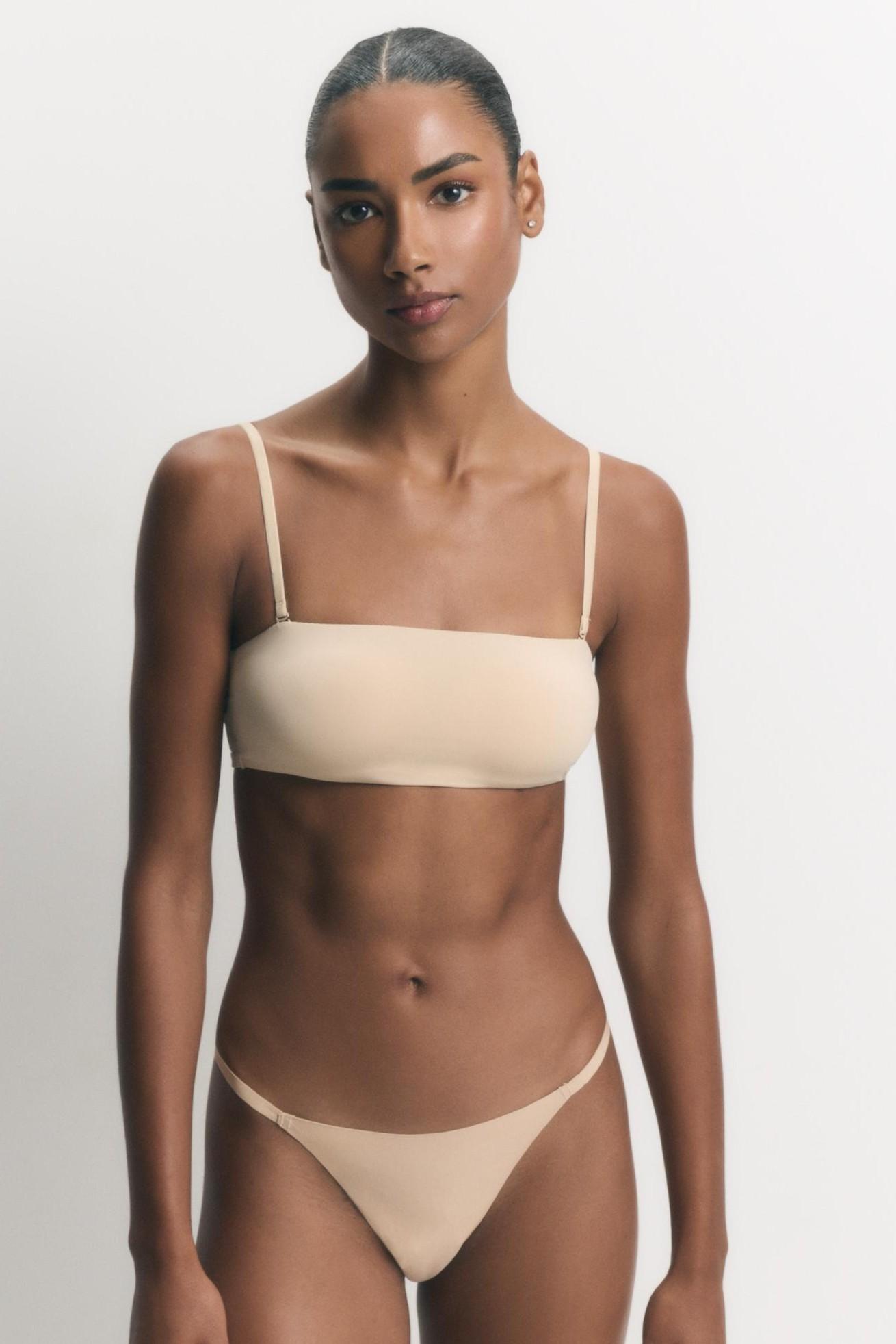 Sujetador bandeau multiposición microfibra