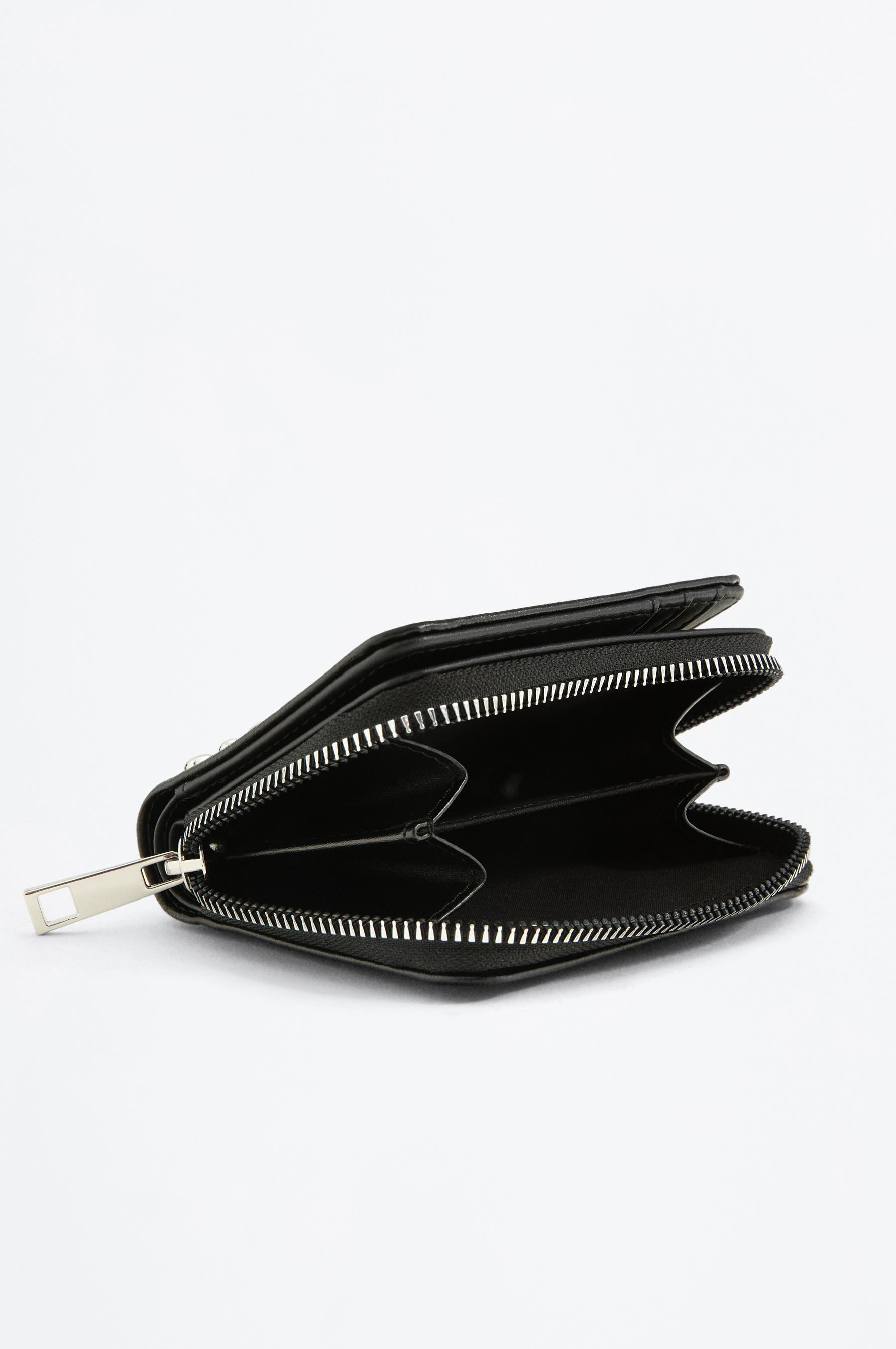 Studded Wallet — BLACK