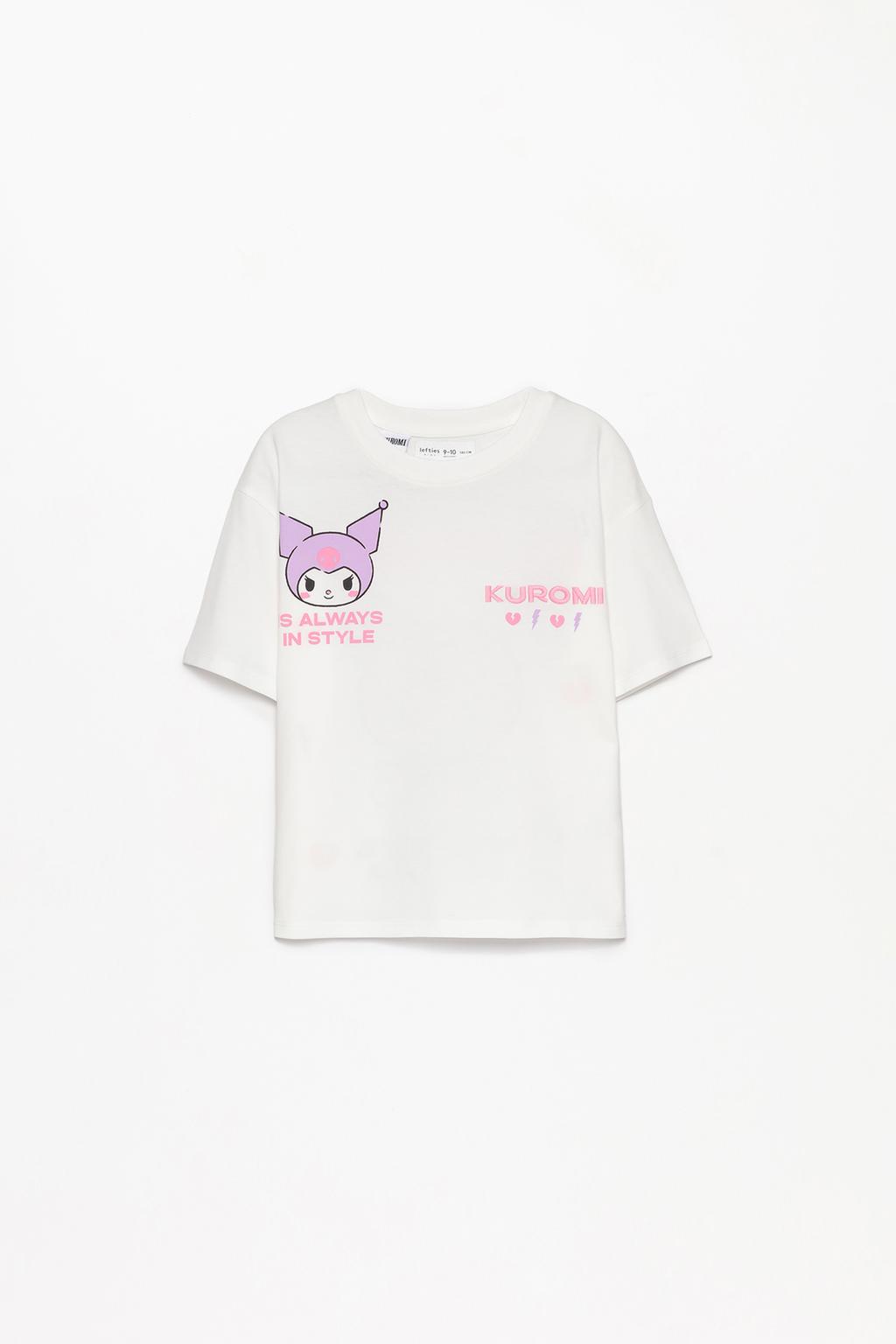 Samarreta Kuromi Hello Kitty ©SANRIO maxiestampat posterior