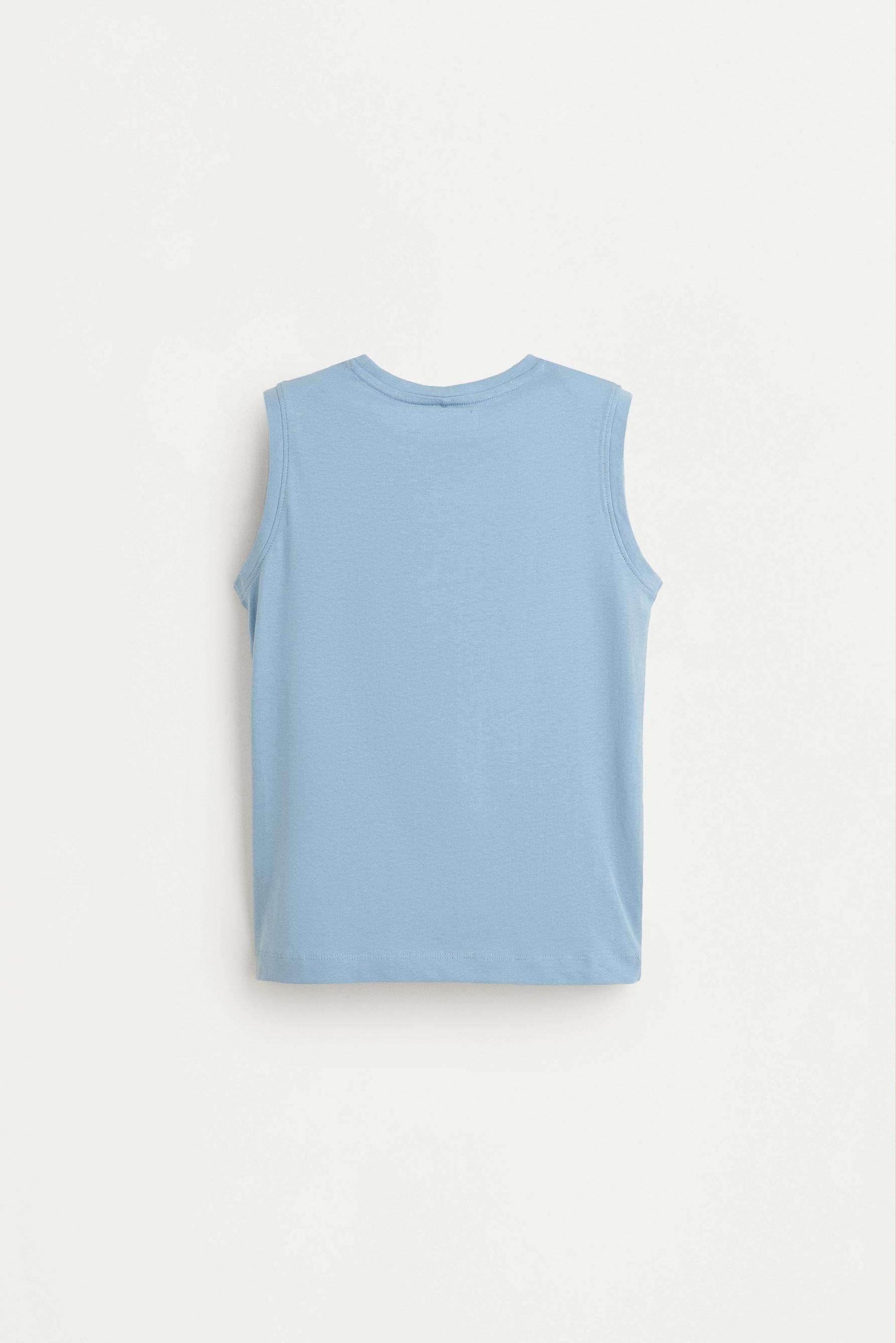 Pack of 2 assorted sleeveless T-shirts — PALE YELLOW