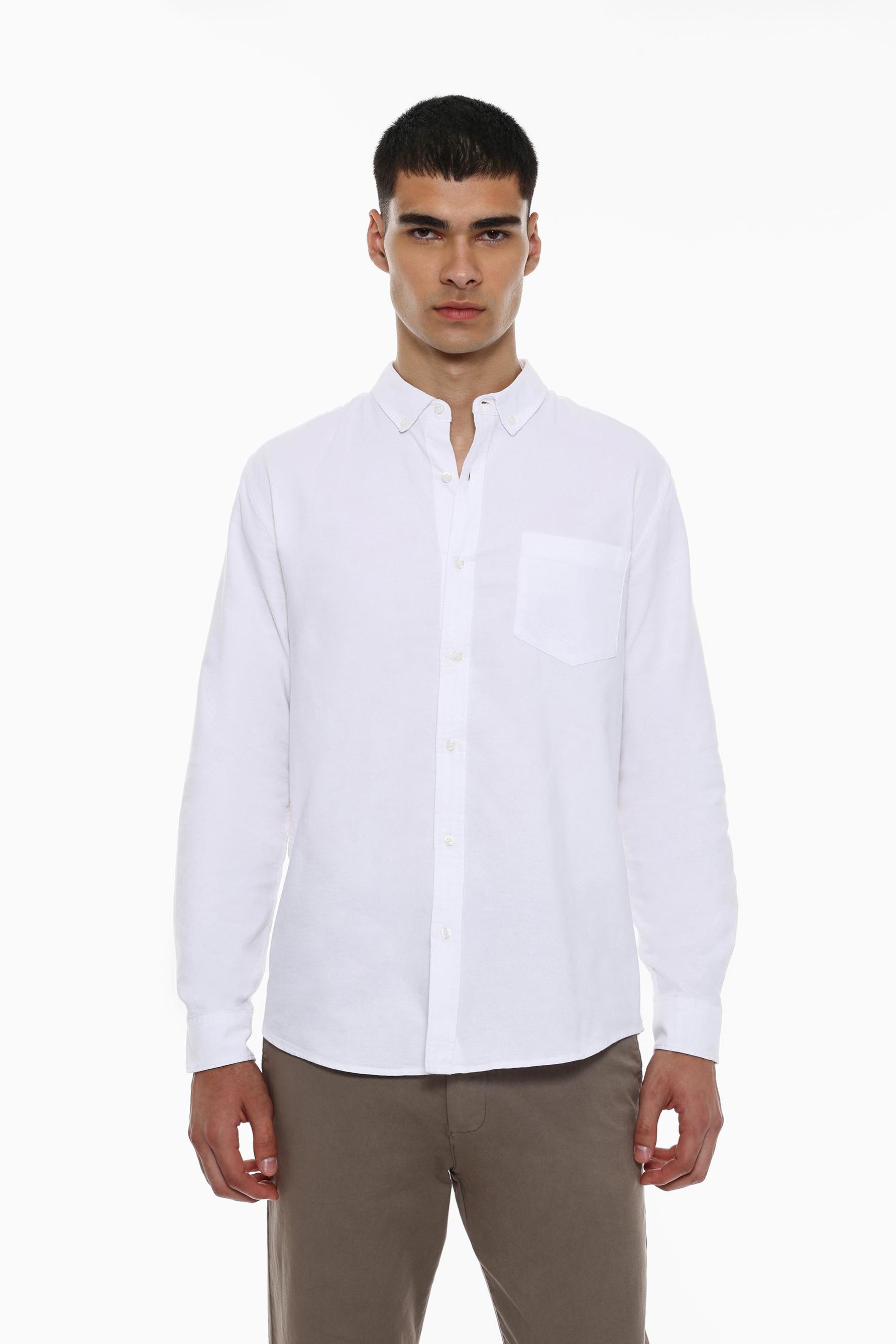 Oxford shirt — WHITE