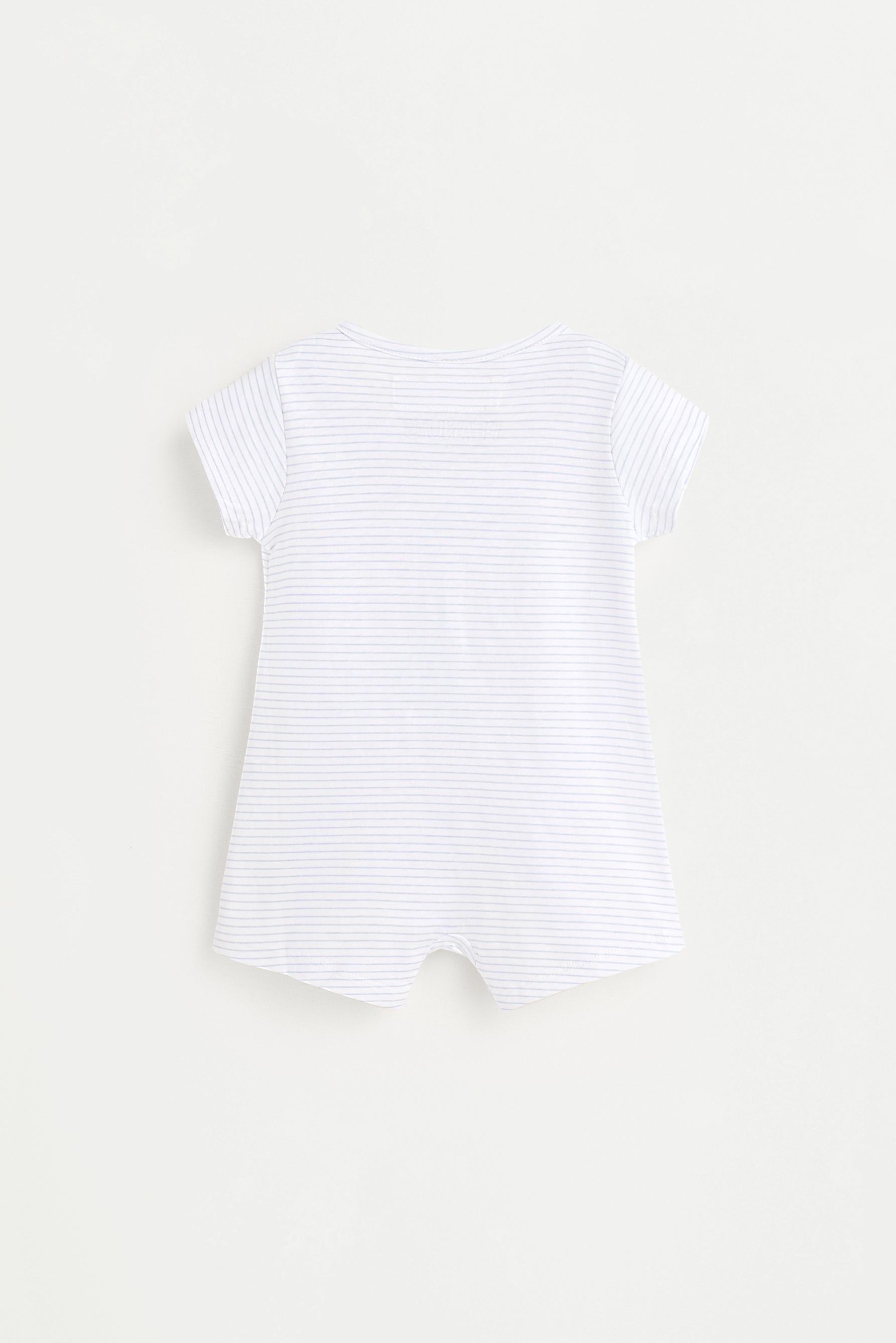 Snoopy Peanuts™ short sleepsuit — WHITE