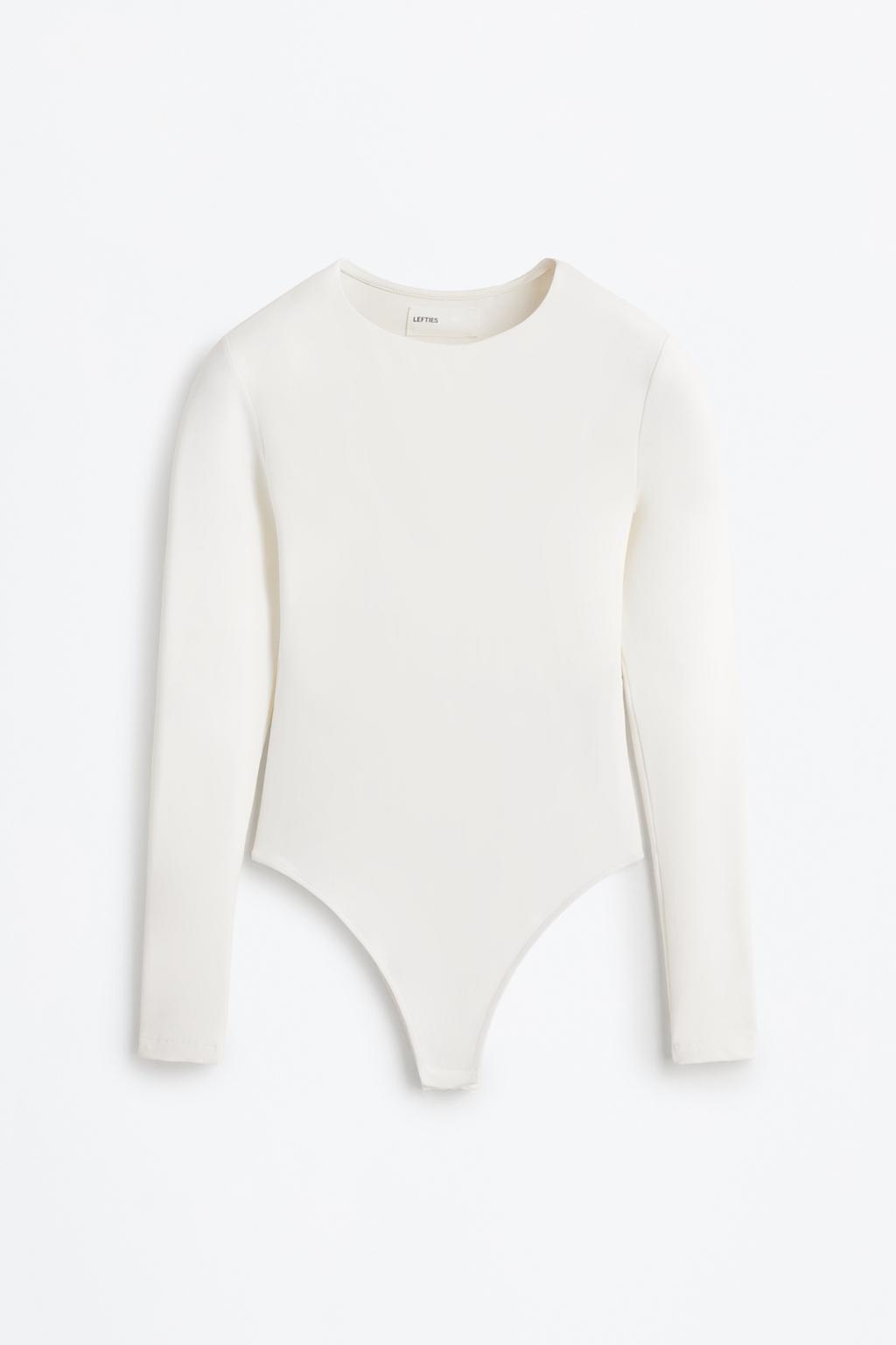 Long sleeve polyamide bodysuit