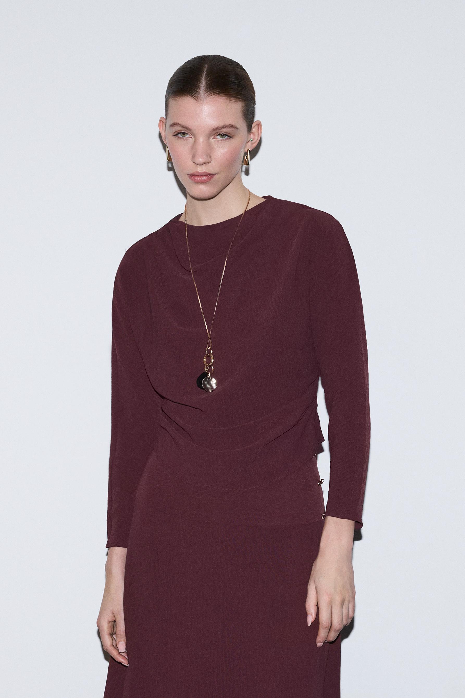 Top cuello envolvente