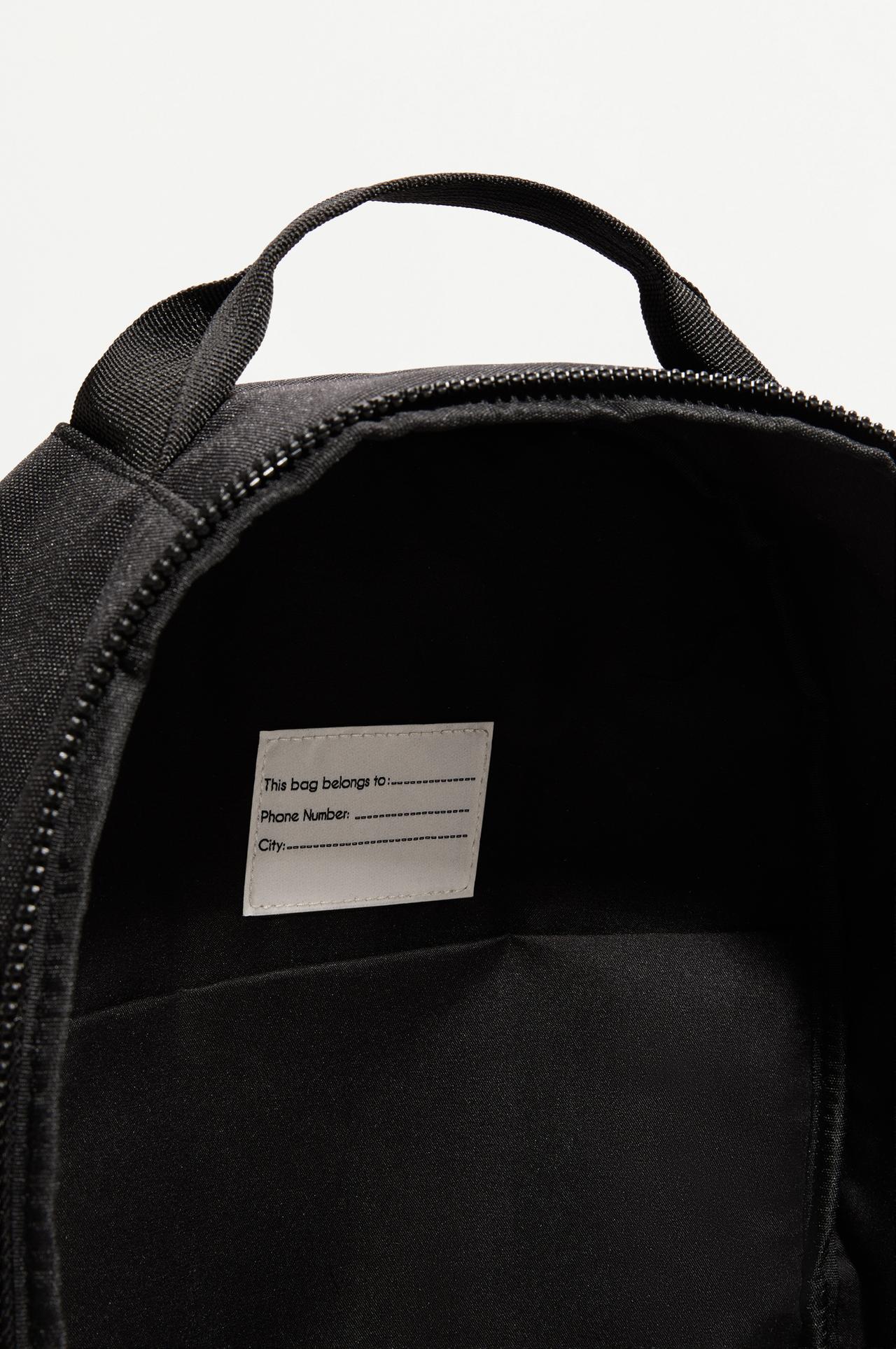 SKATER BACKPACK — BLACK