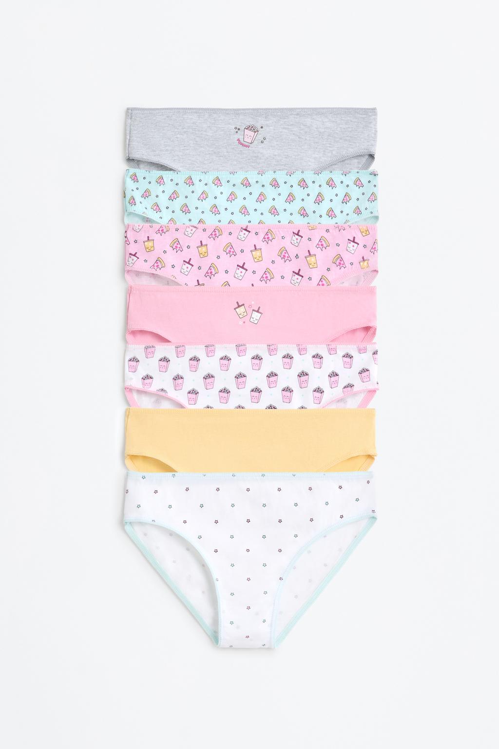 Pack of 7 pairs of classic printed briefs