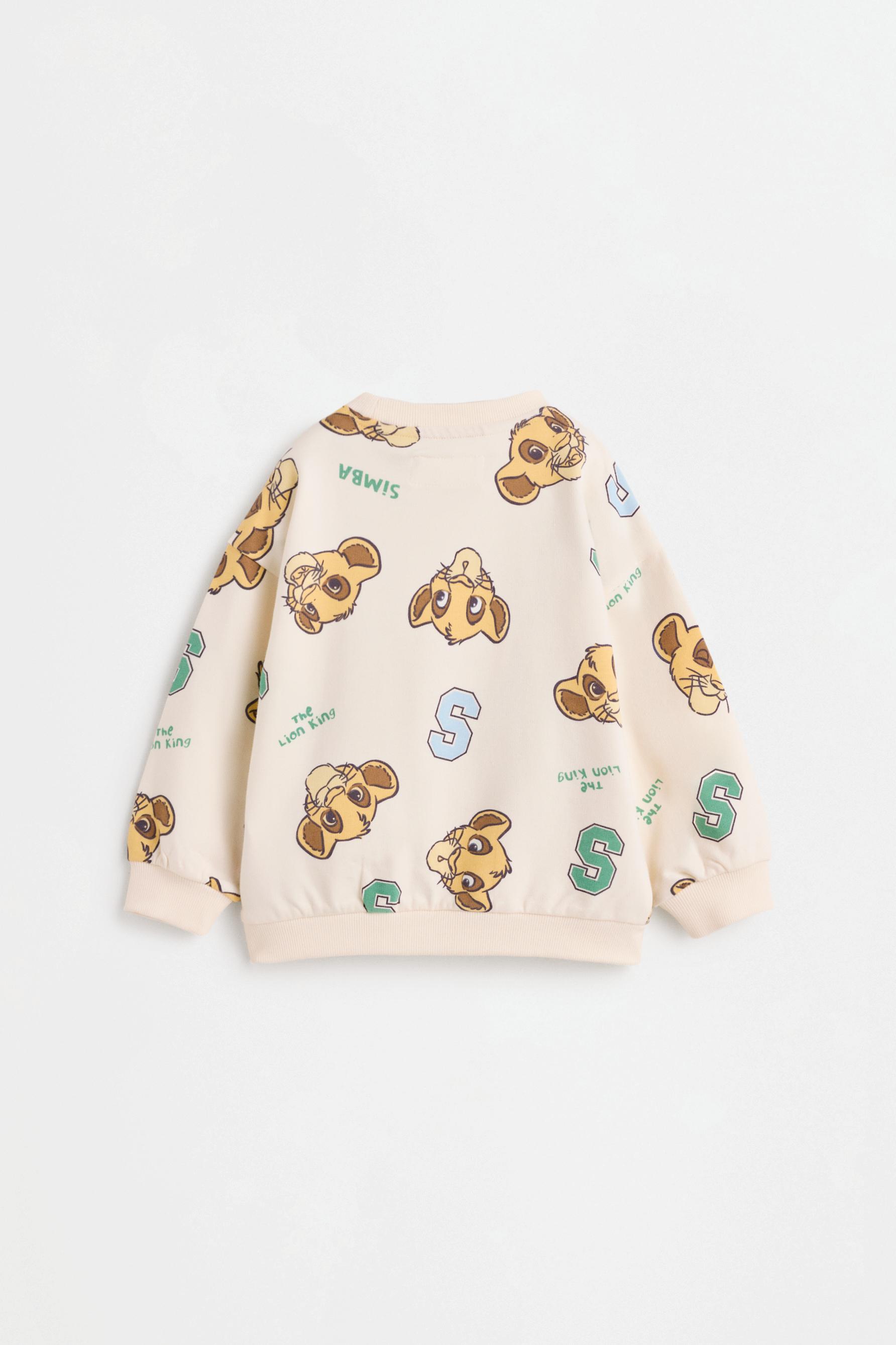 Simba ©Disney plush sweatshirt and trousers set — ECRU