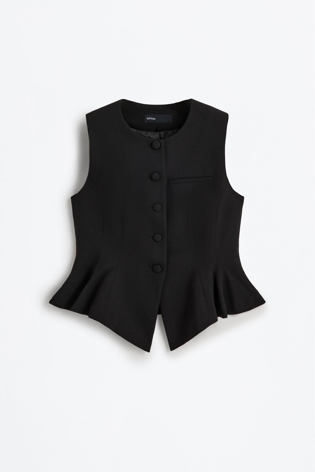 Peplum waistcoat