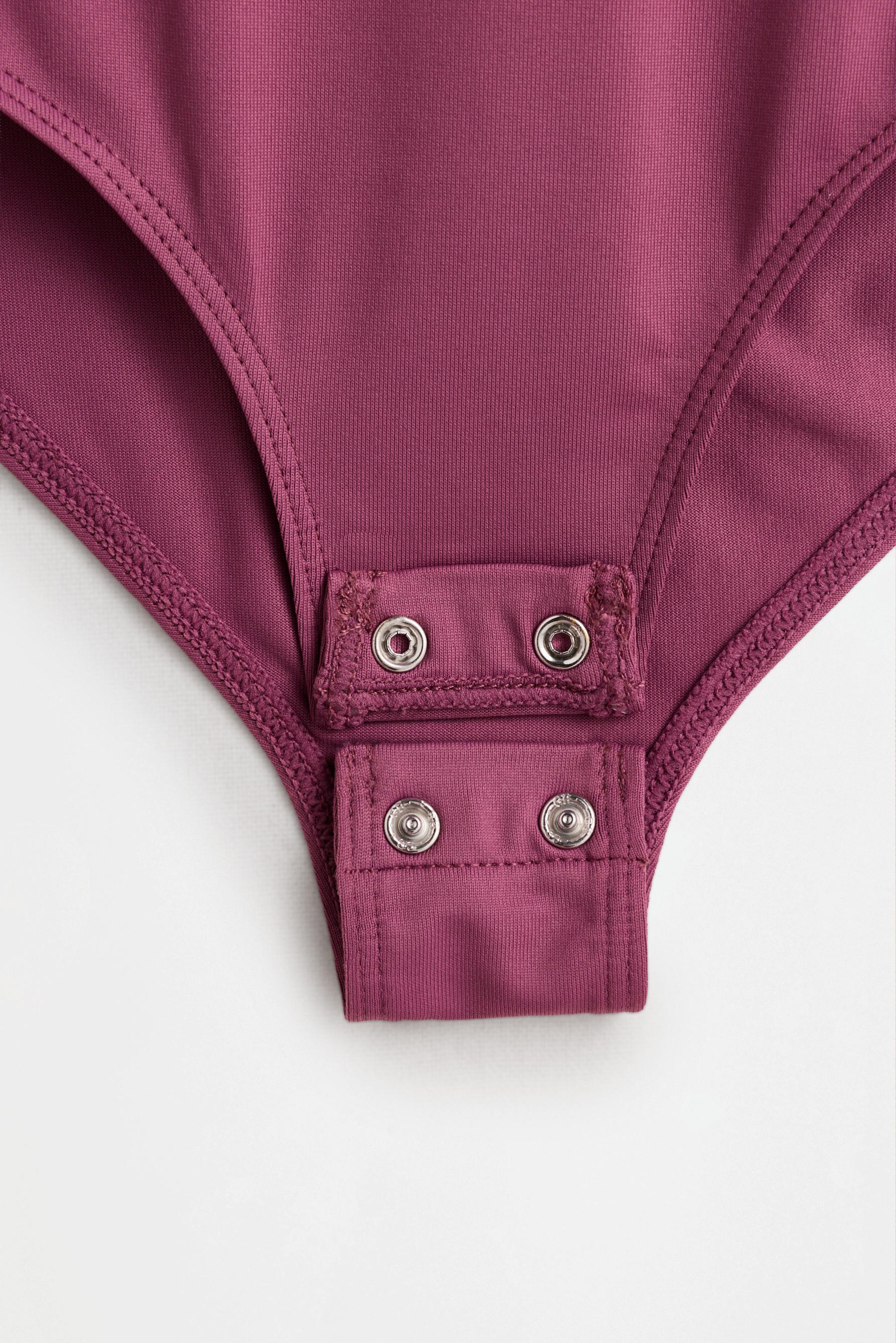 Polyamide bodysuit — DARK PINK