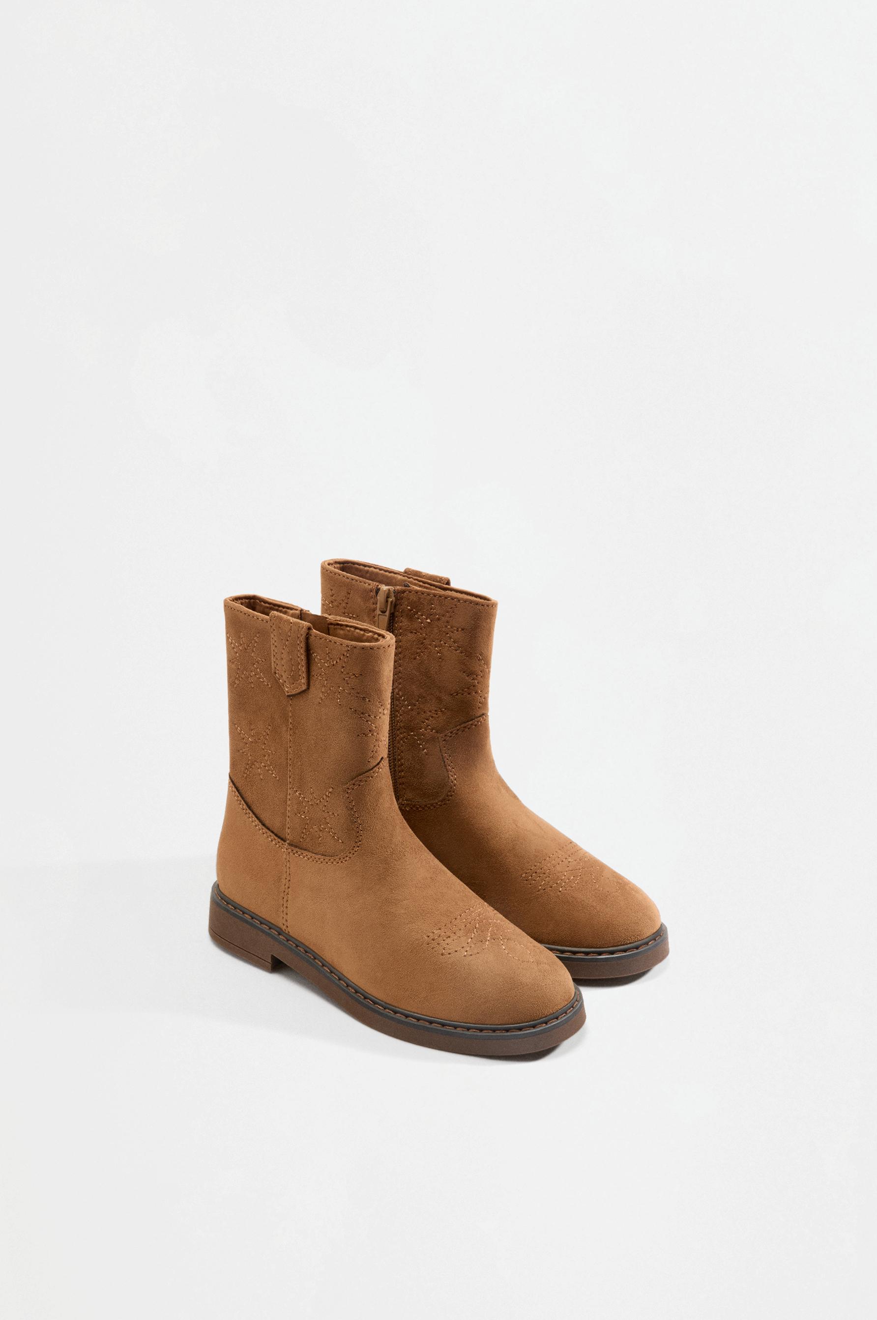 Western-style boots — LEATHER