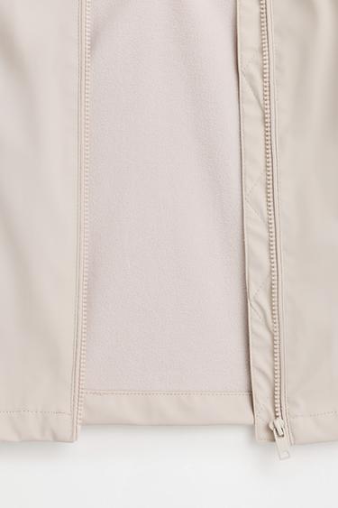 Lightweight rubberised long parka — ECRU 5