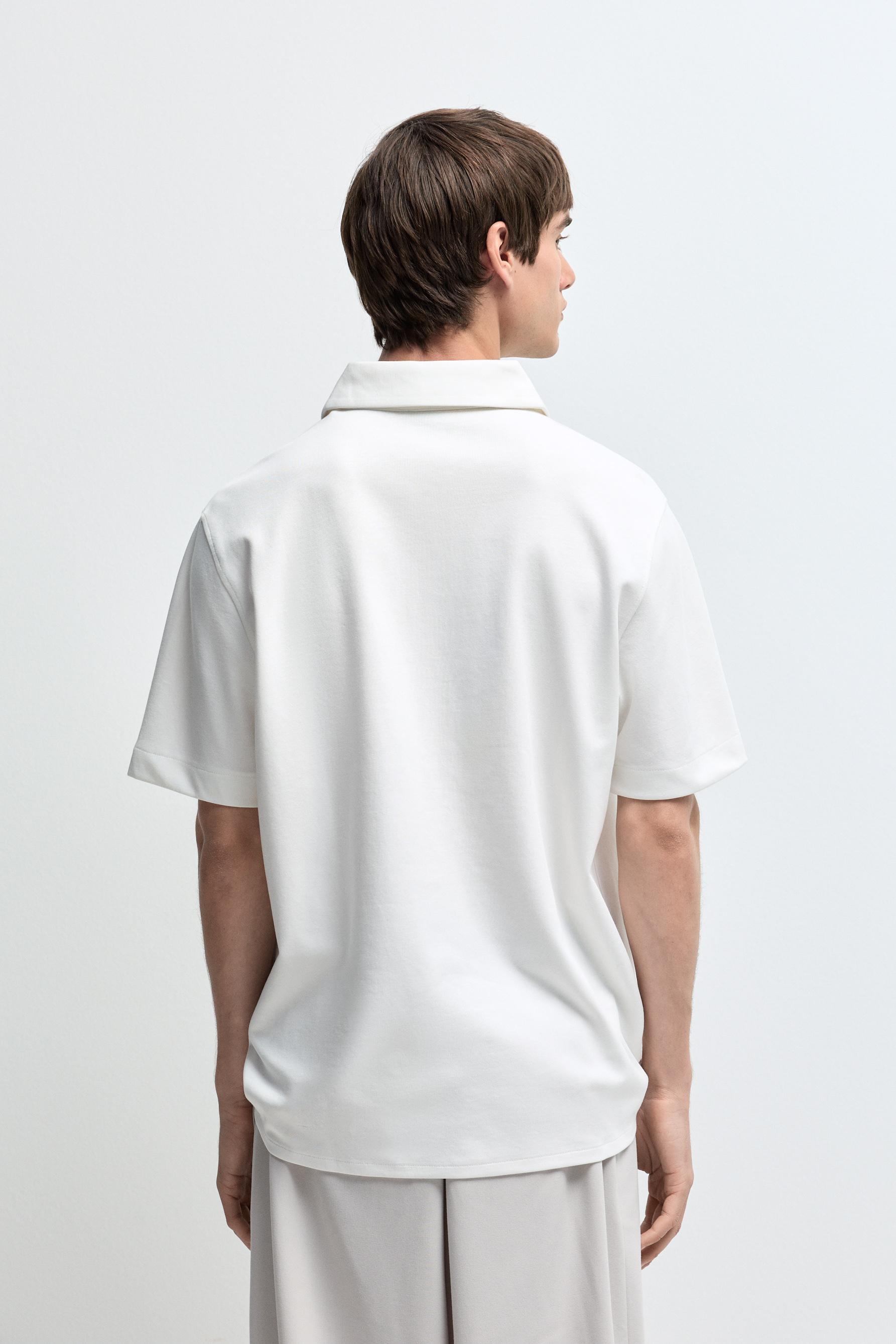 Interlock shirt — OFF WHITE