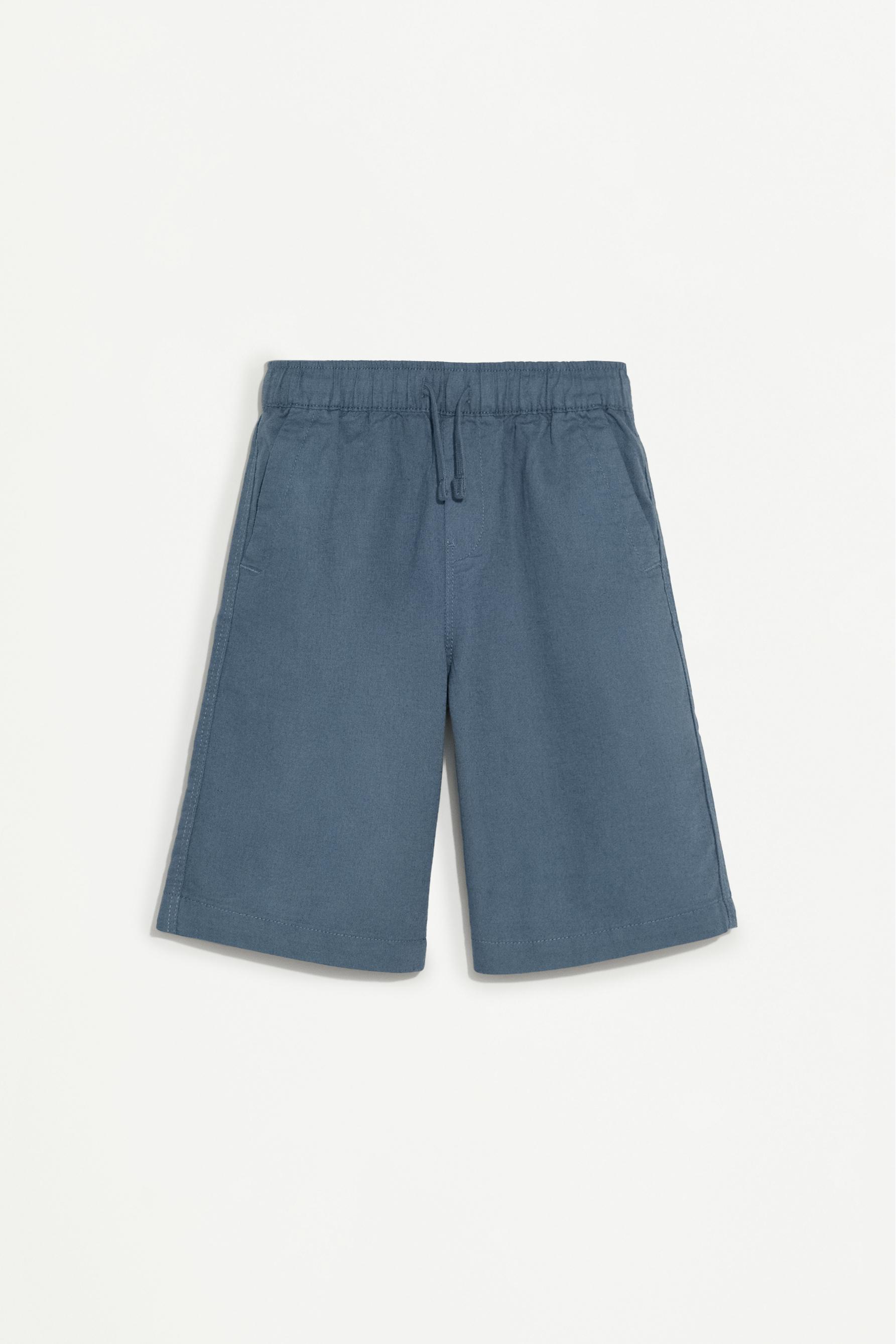 Rustic Bermuda shorts — FADED PETROL BLUE