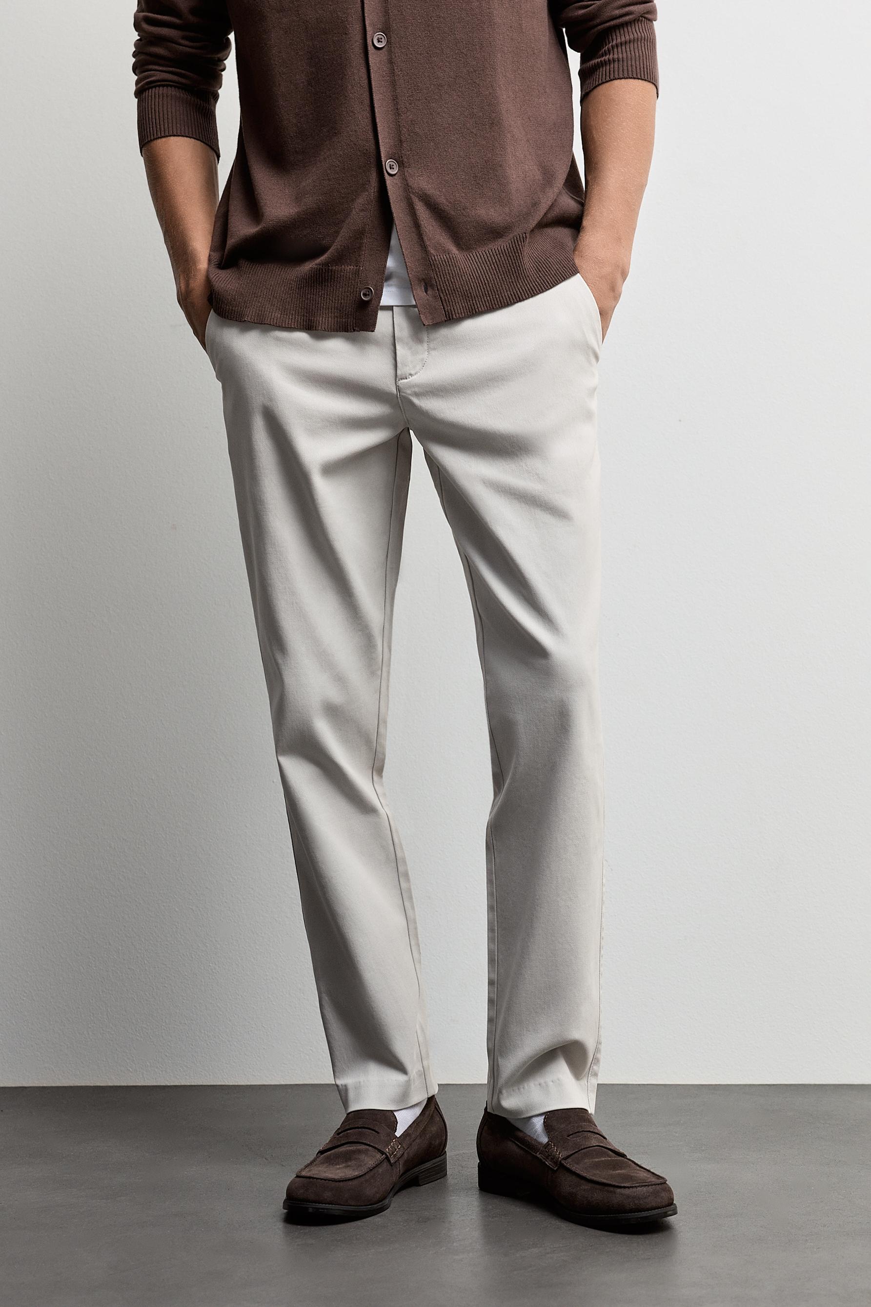 Slim fit chino trousers — HIELO