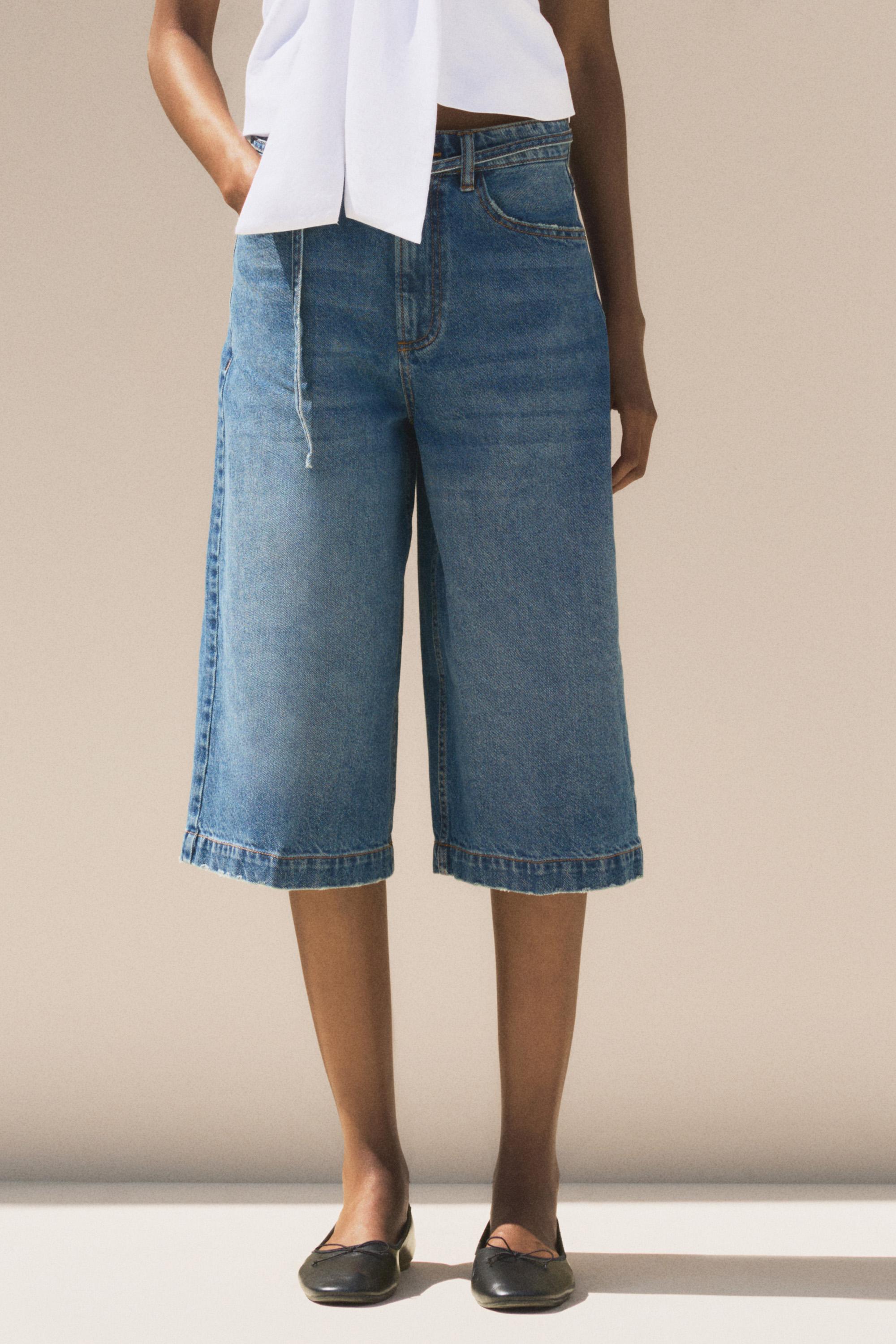 Denim Jorts — NAVY