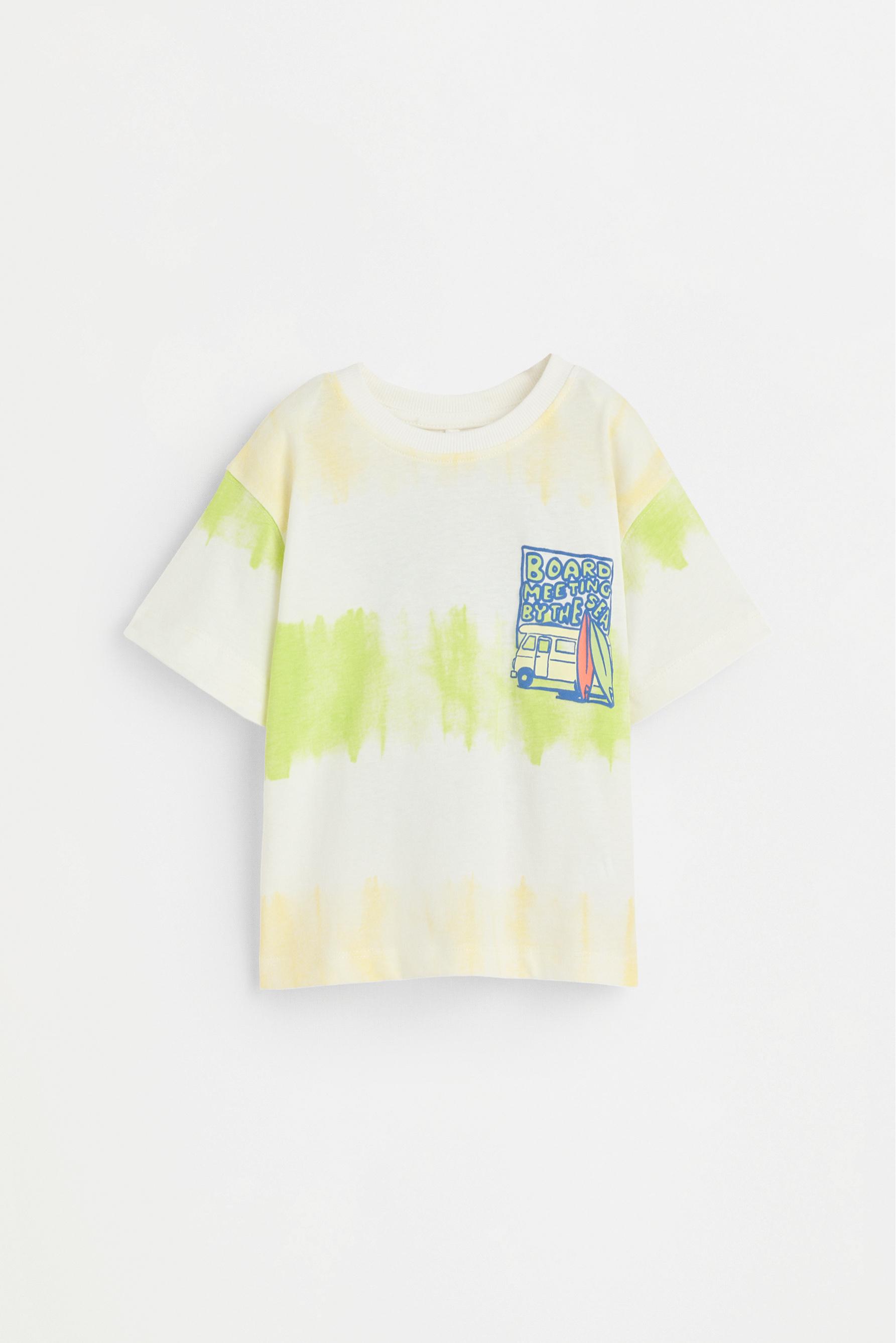 T-shirt with a maxi print on the back — WHITE