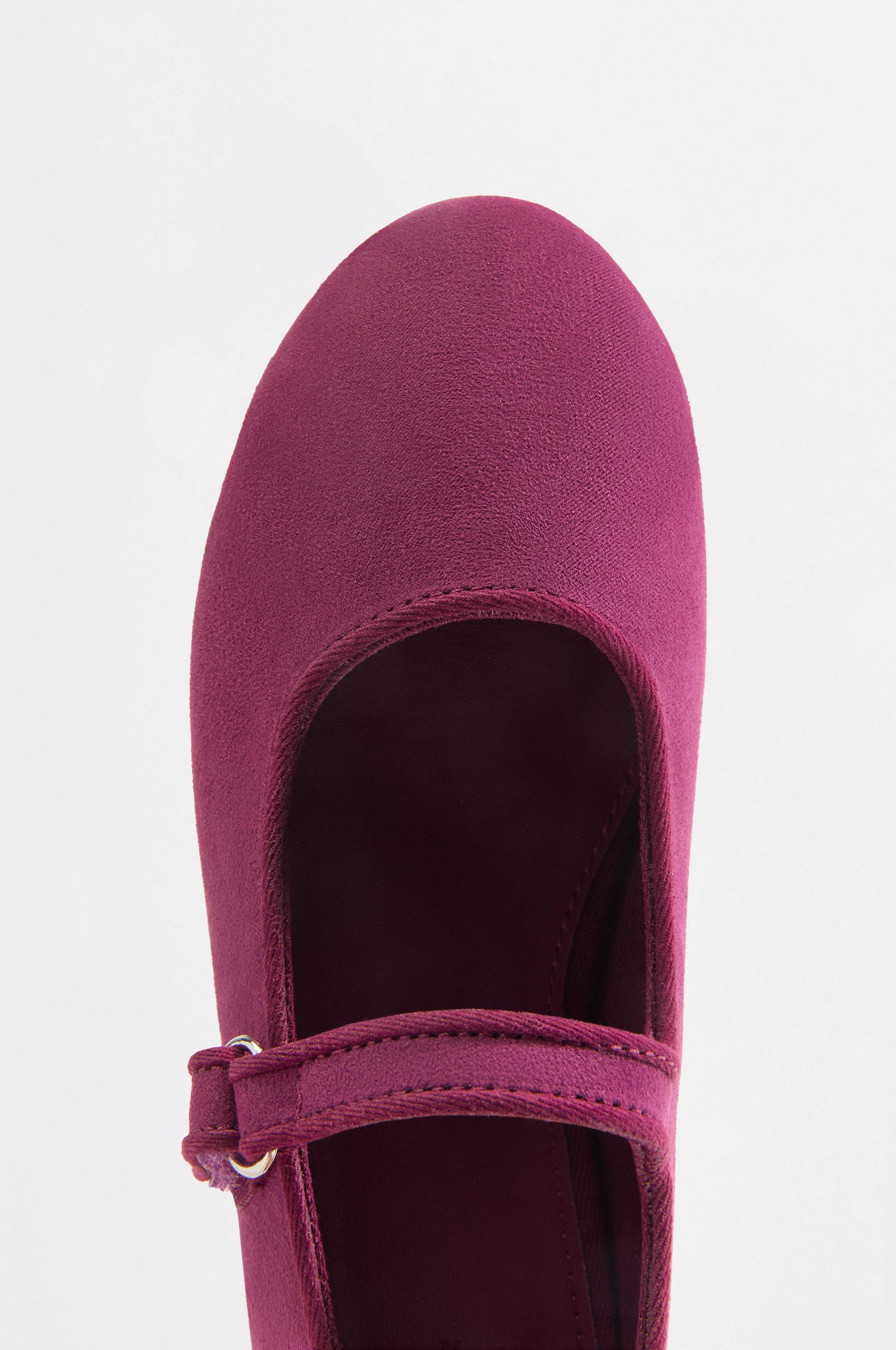 Barefoot Ballet Flats — BURGUNDY