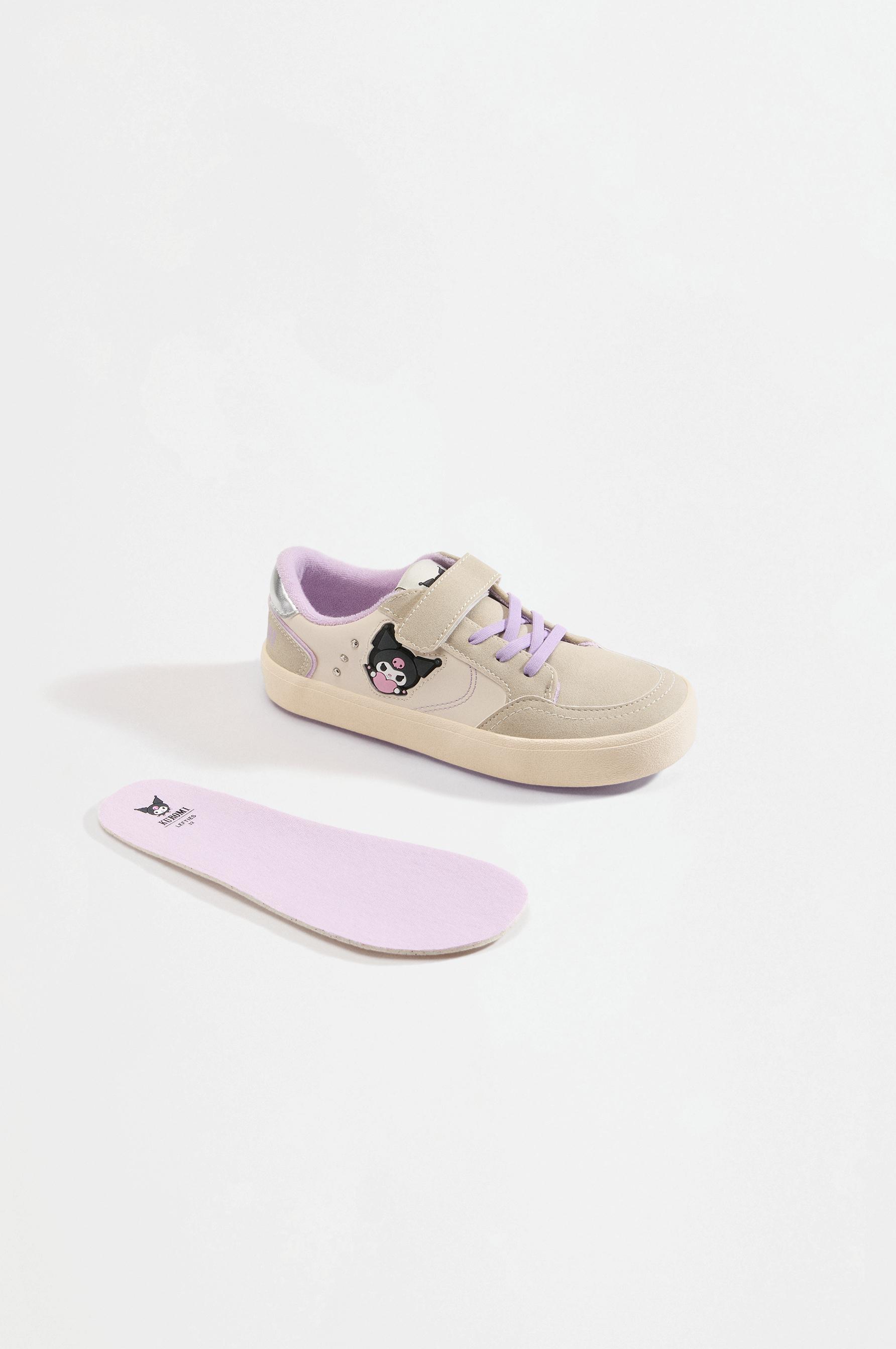 Kuromi ©SANRIO Barefoot sneakers — ECRU