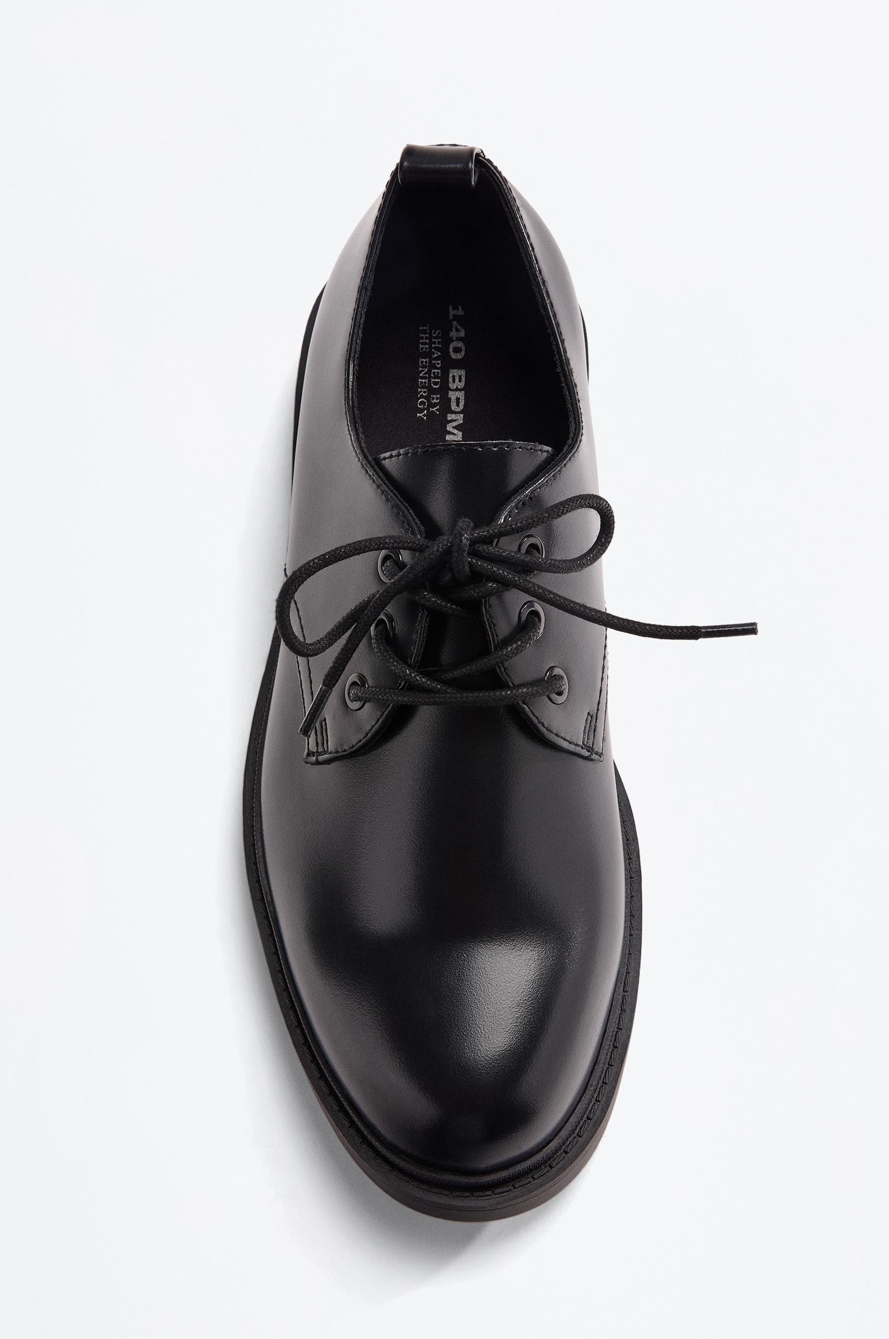 Blucher dress shoe — BLACK
