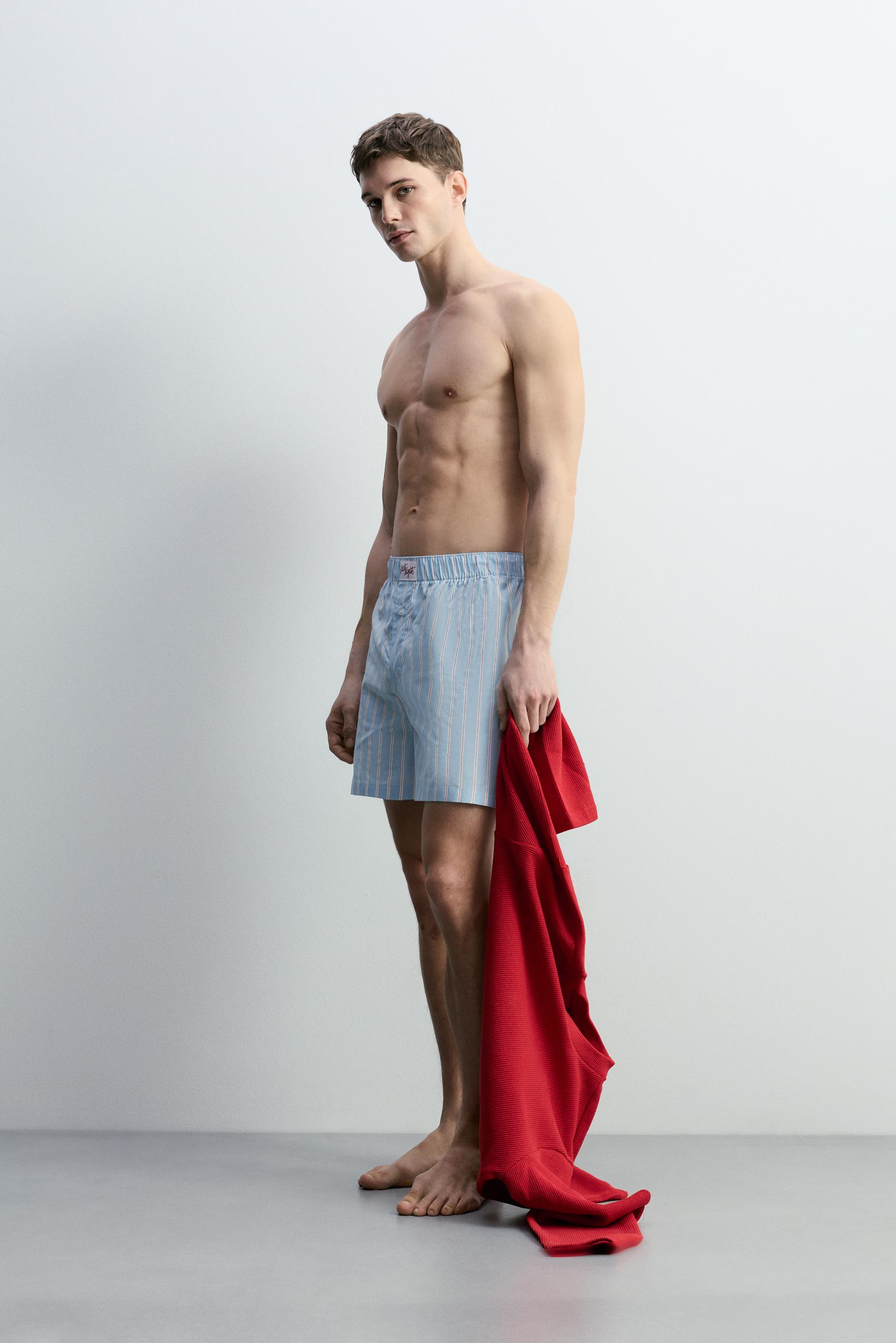 Pantalón corto pijama popelín