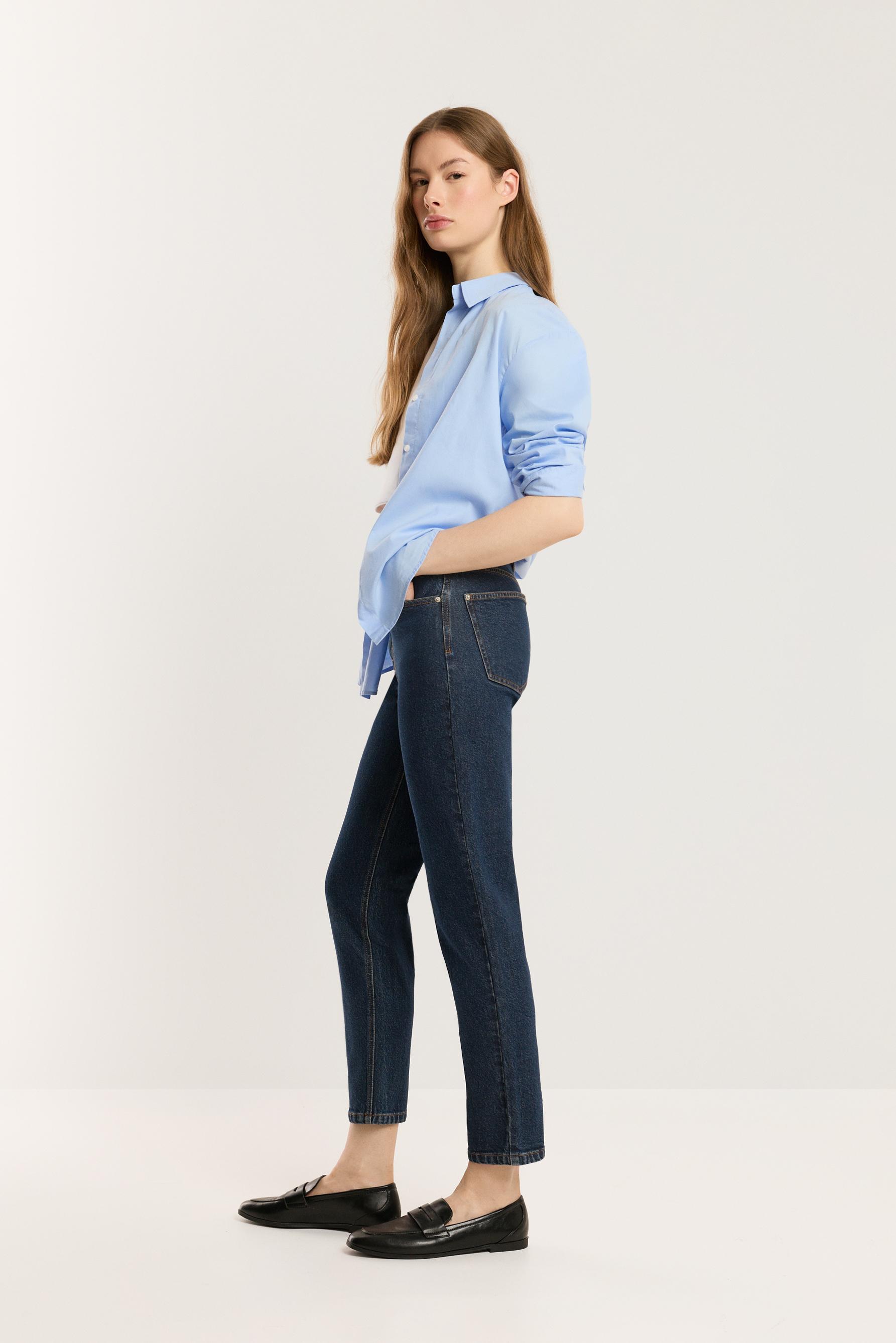 Mom fit jeans — BLUE
