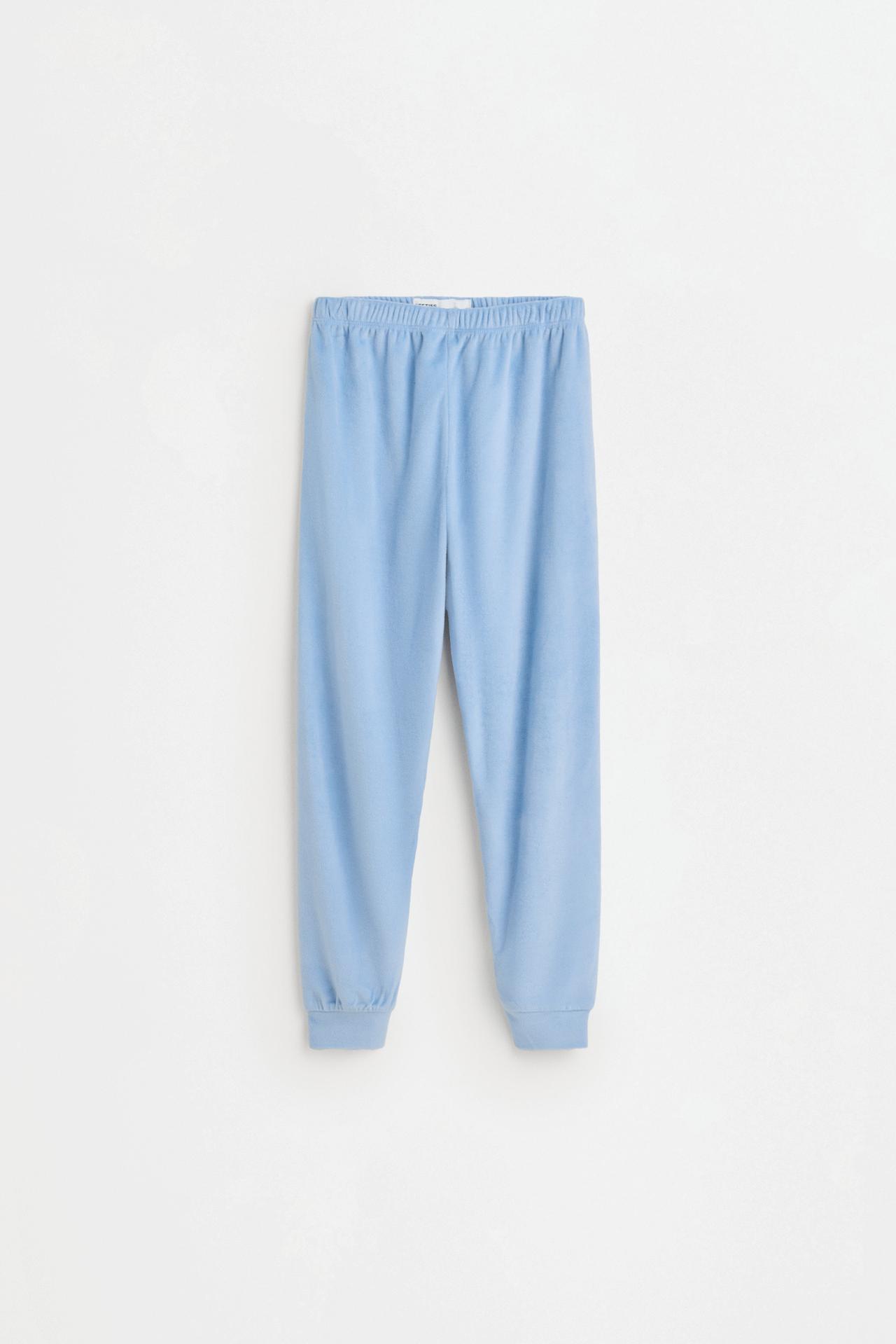 Stitch ©Disney velvety long pyjamas — MEDIUM BLUE