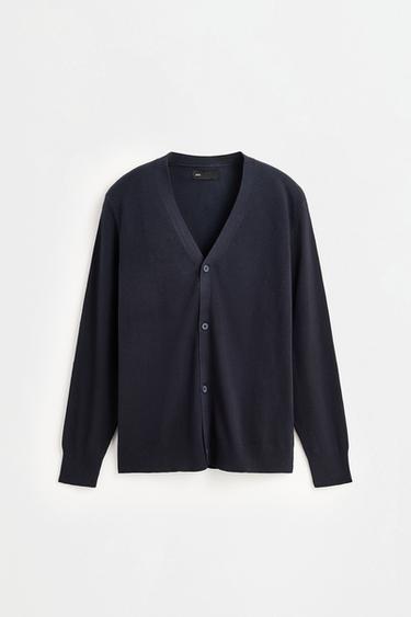 Basic cardigan — NAVY 6