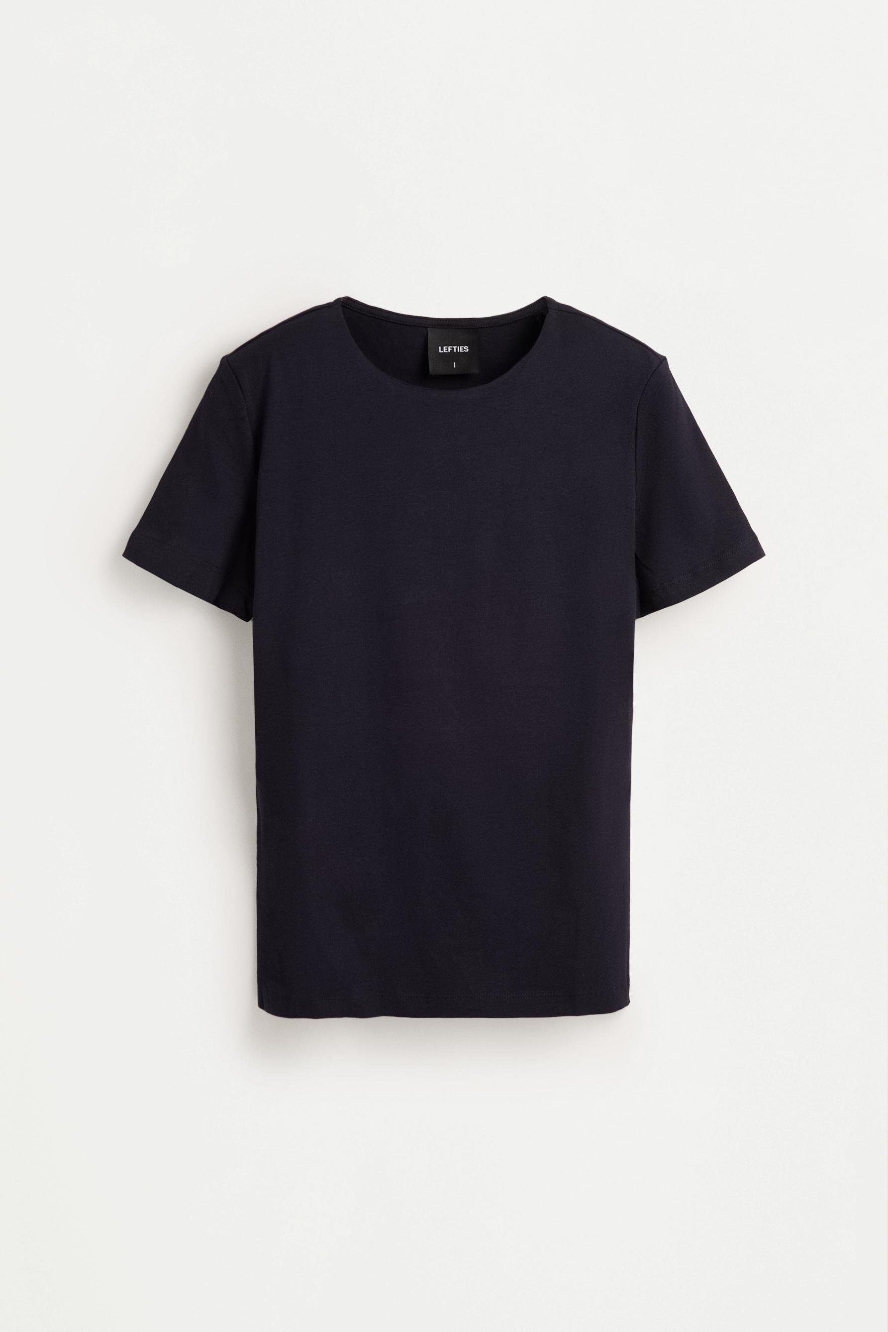 Round neck T-shirt — NAVY