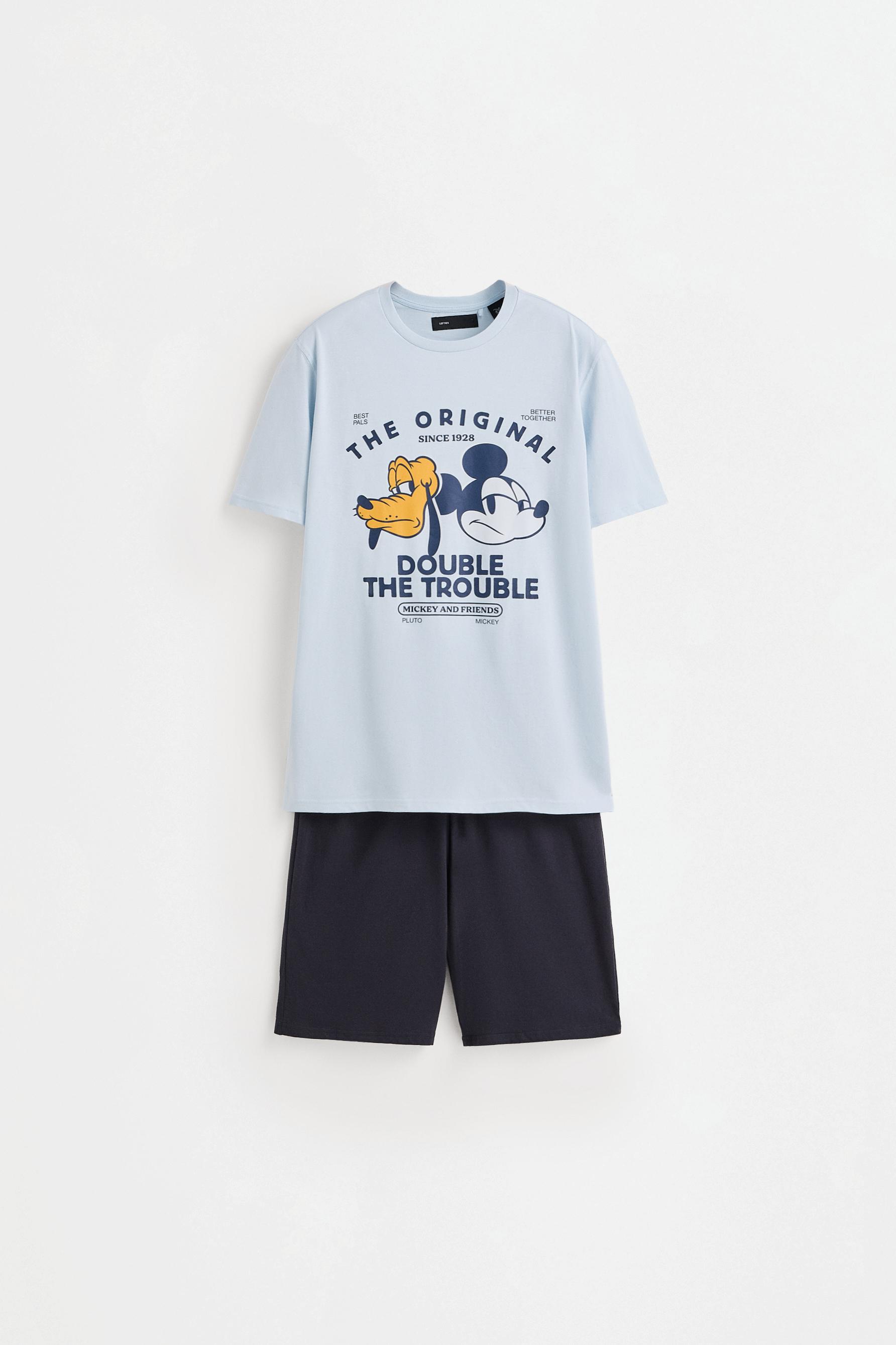Mickey Mouse ©Disney short pyjamas — PALE BLUE