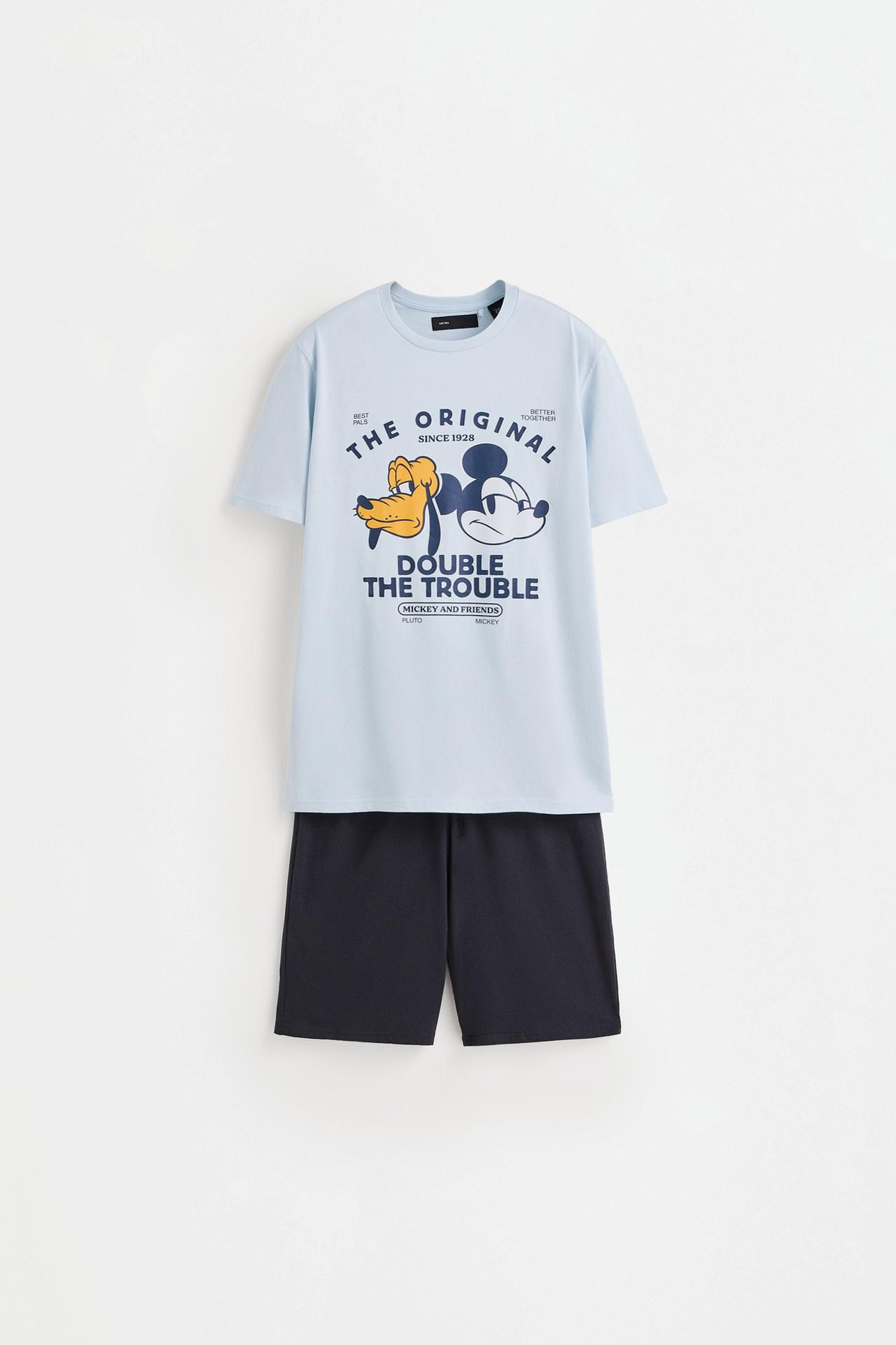 Mickey Mouse ©Disney short pyjamas — PALE BLUE