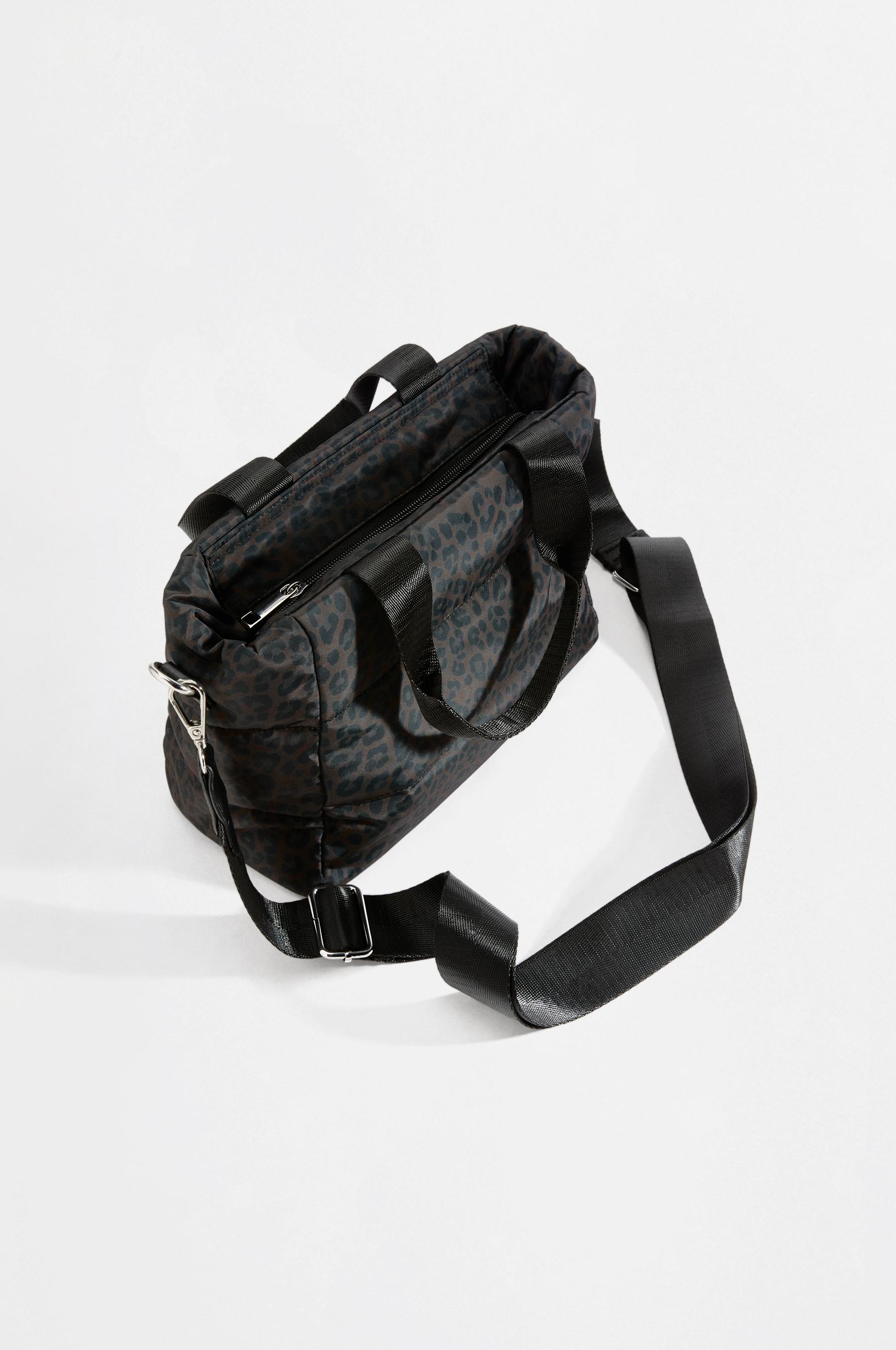 Quilted crossbody bag — LEOPARD