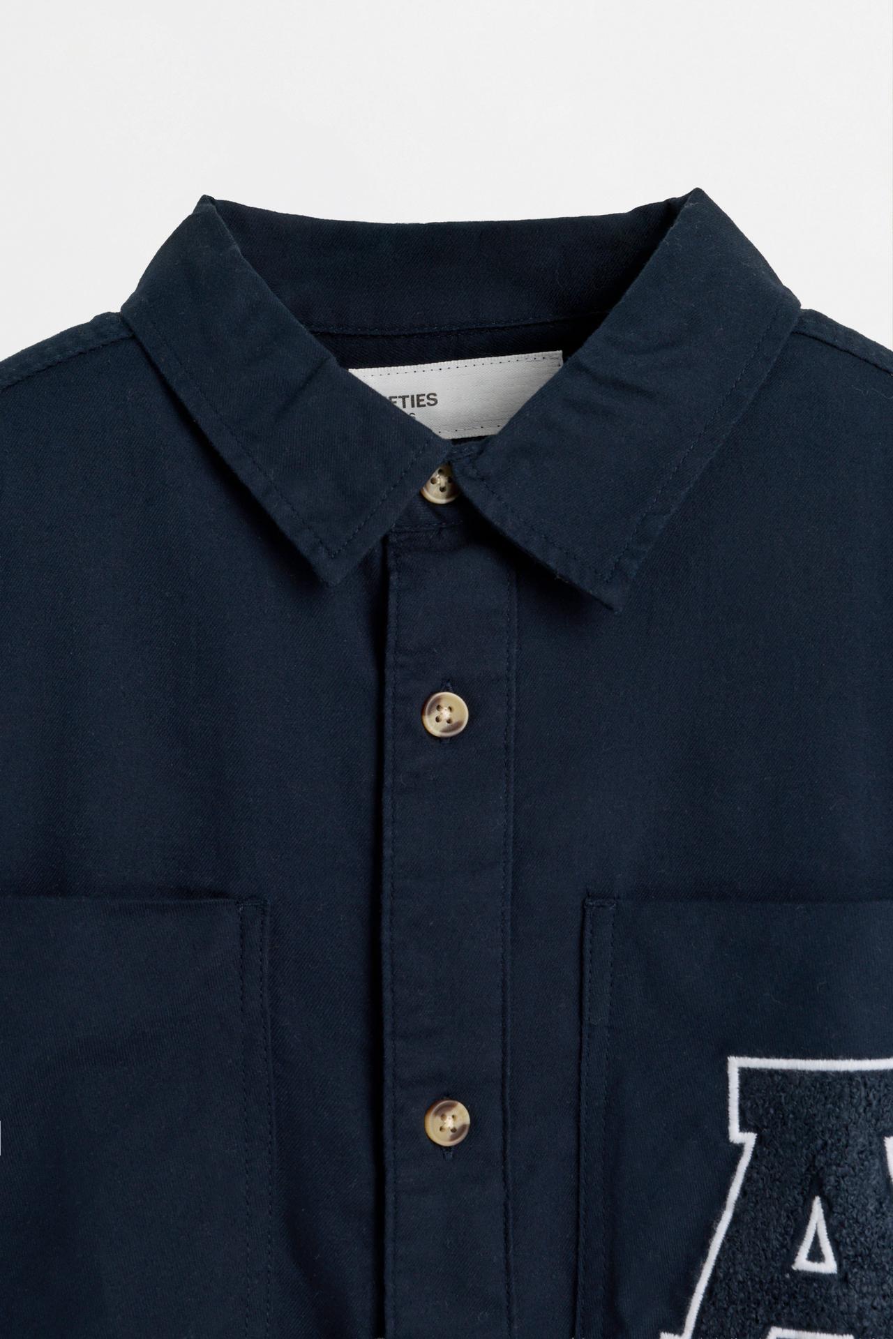 Shirt with patch — NAVY