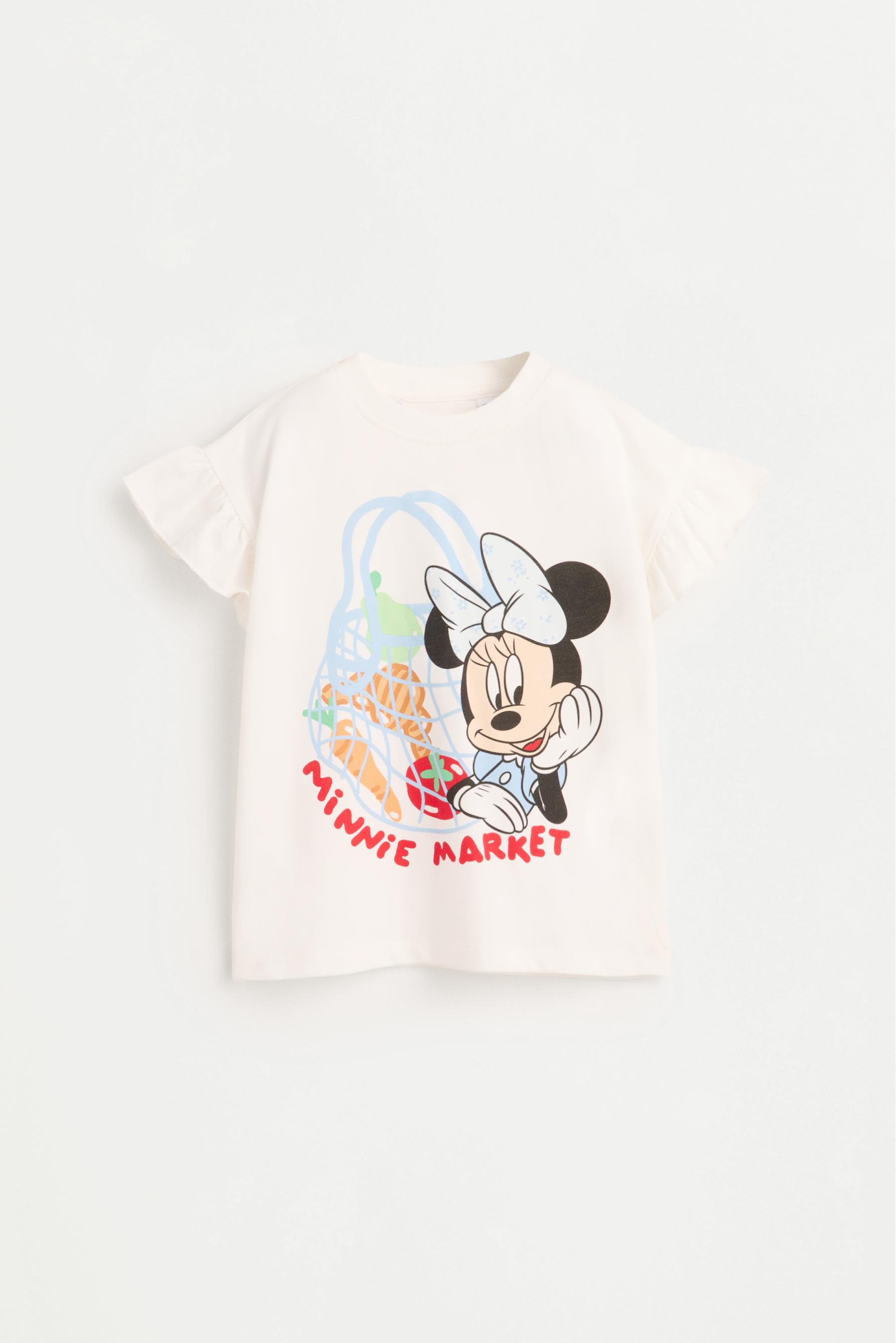 Minnie Mouse ©Disney T-shirt and cycling leggings set — WHITE