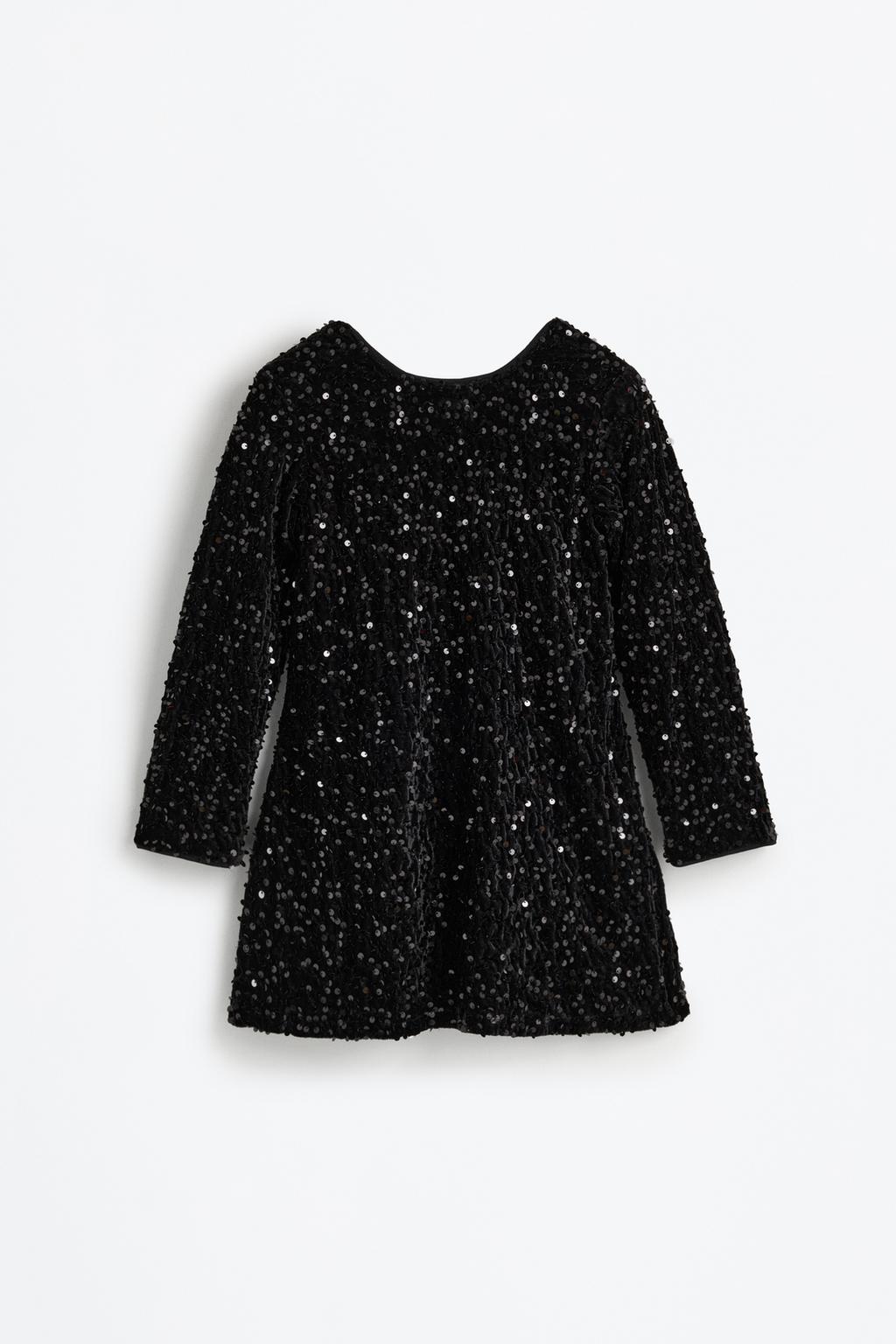 Vestit de lluentons amb efecte vellutat