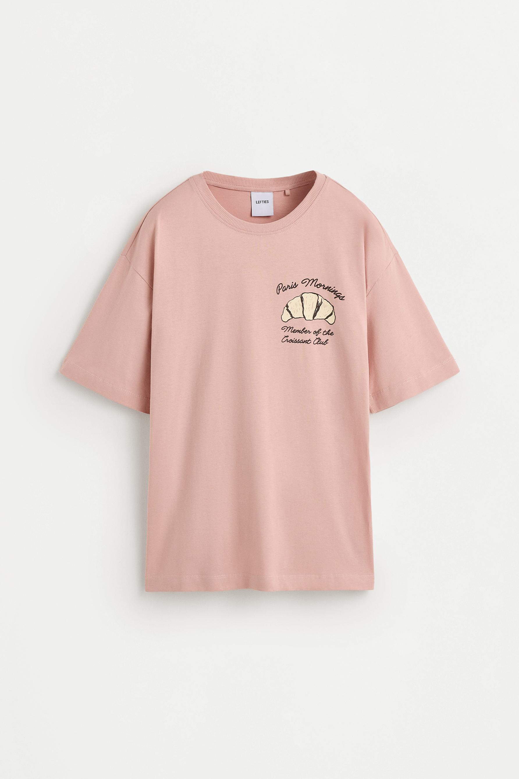 Long printed pyjamas — PASTEL PINK