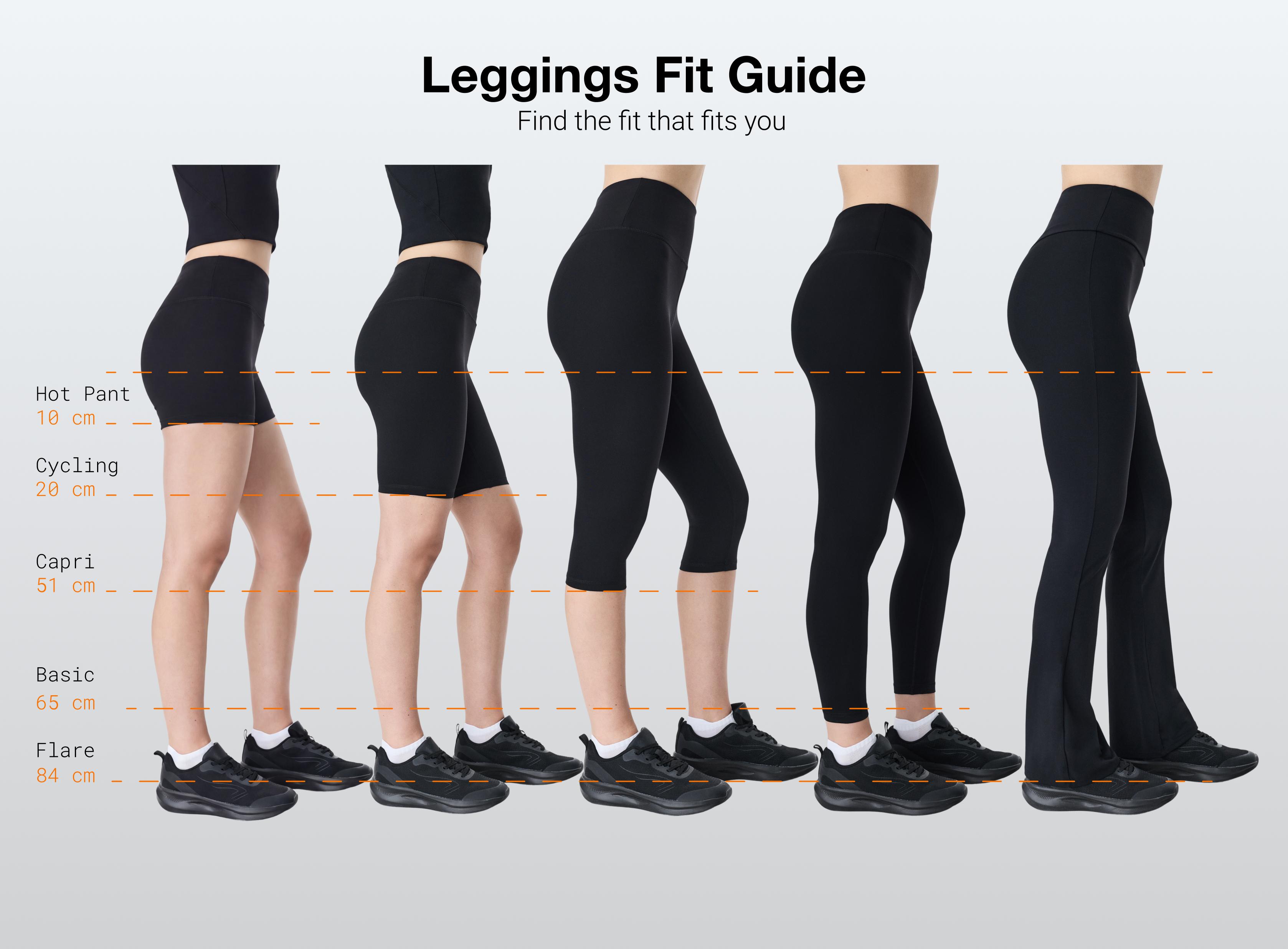 Basic sports leggings — BLACK
