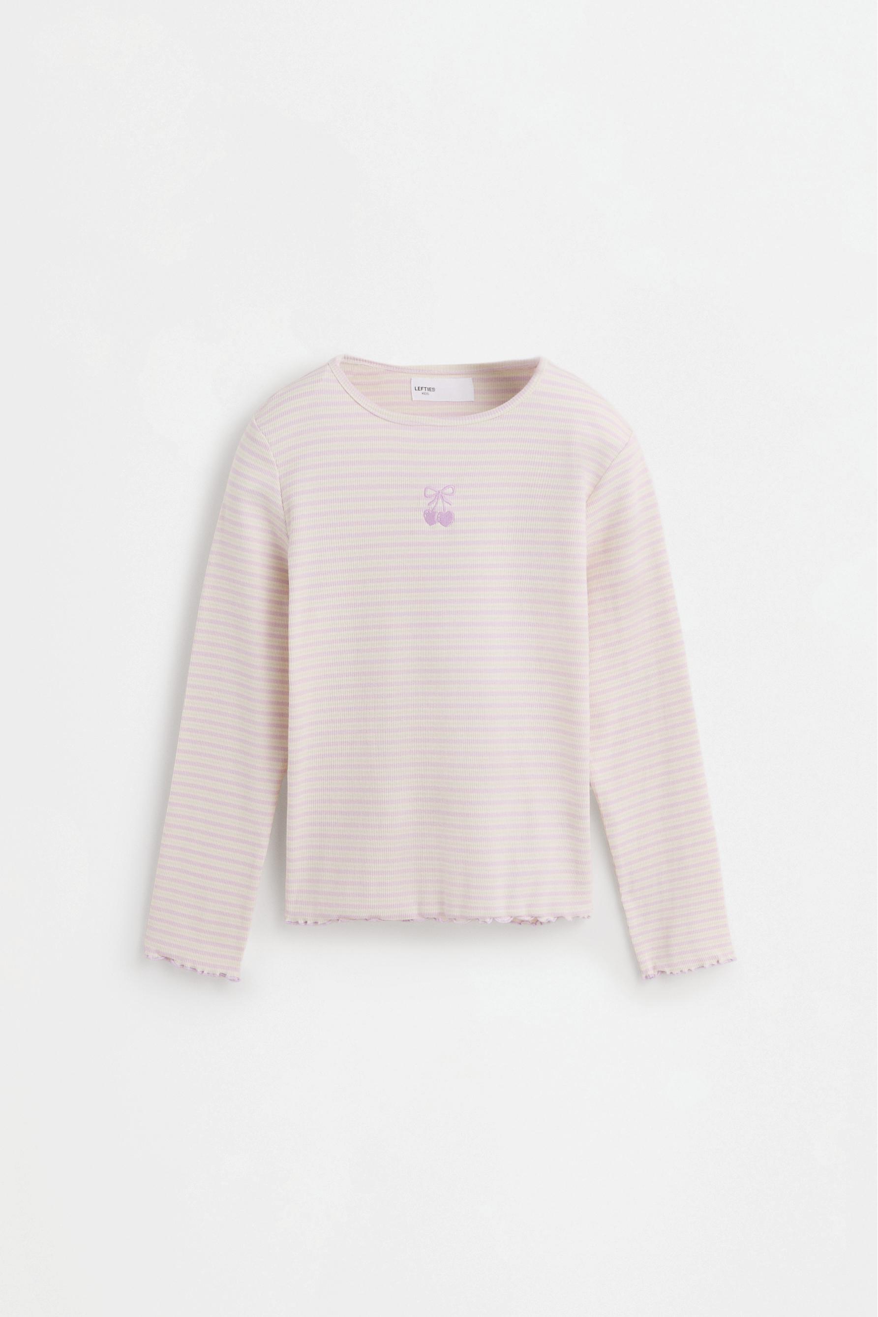 Ribbed animal print pyjamas — STRIPED