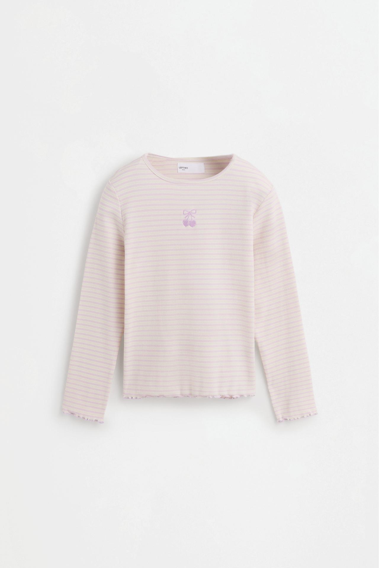 Ribbed animal print pyjamas — STRIPED
