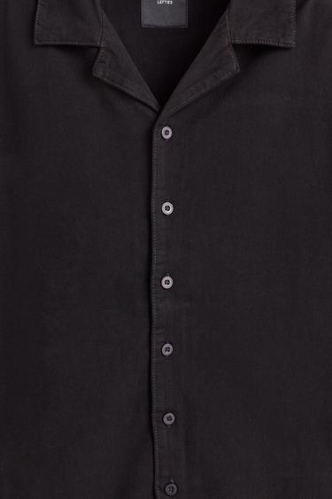 Denim resort shirt — BLACK 7