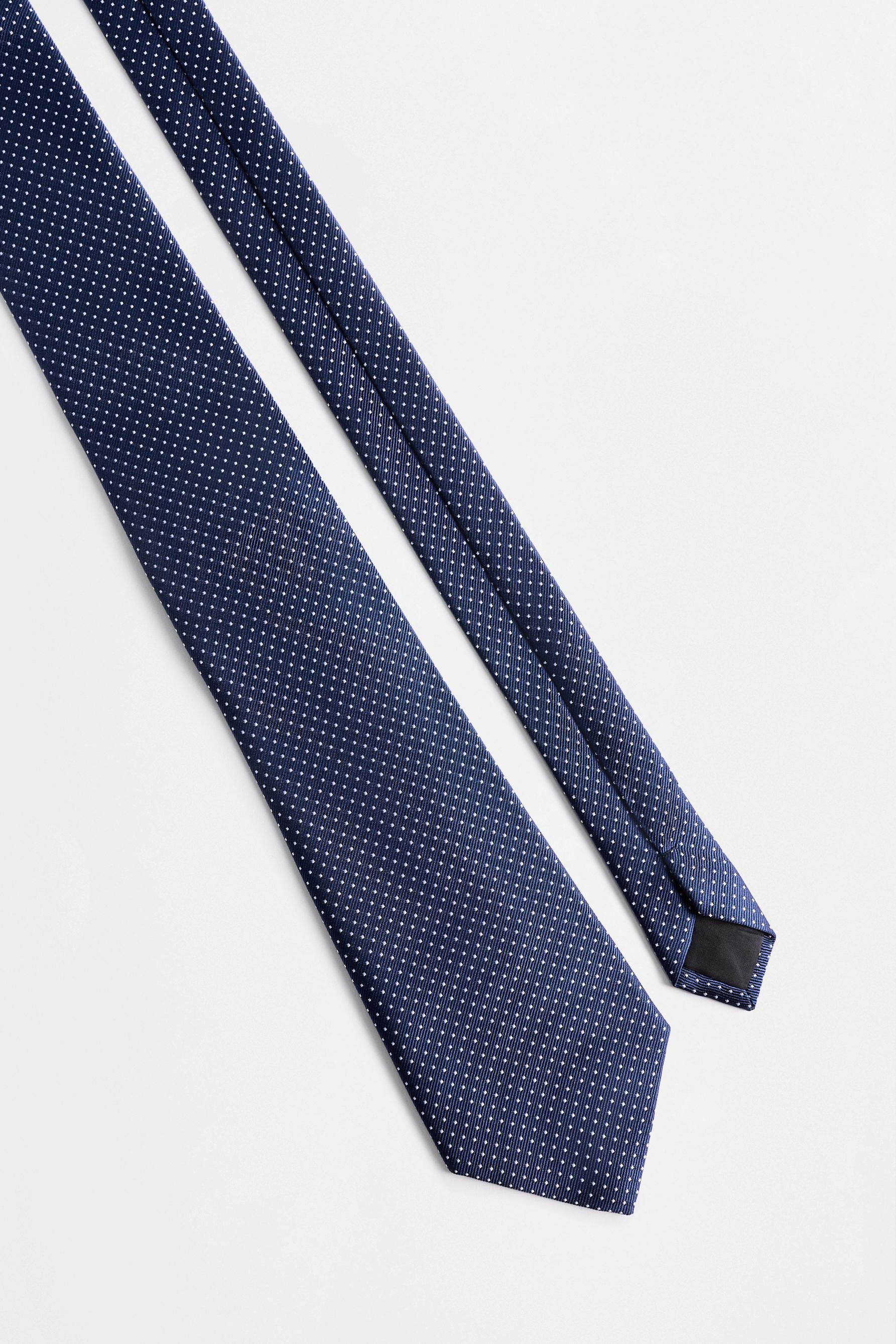 Polka dot tie — BROWN TONES