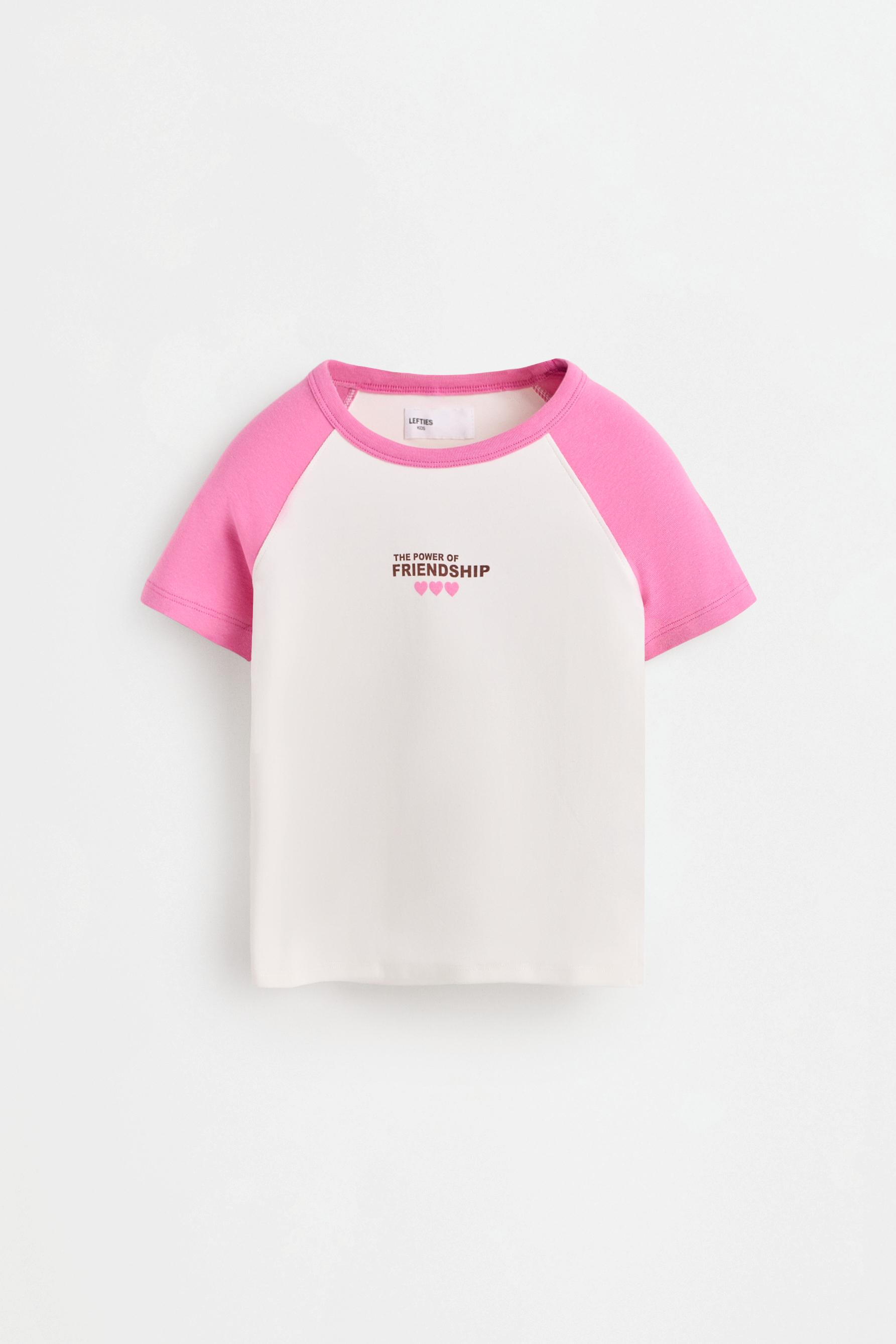 Raglan sleeve T-shirt — STRAWBERRY