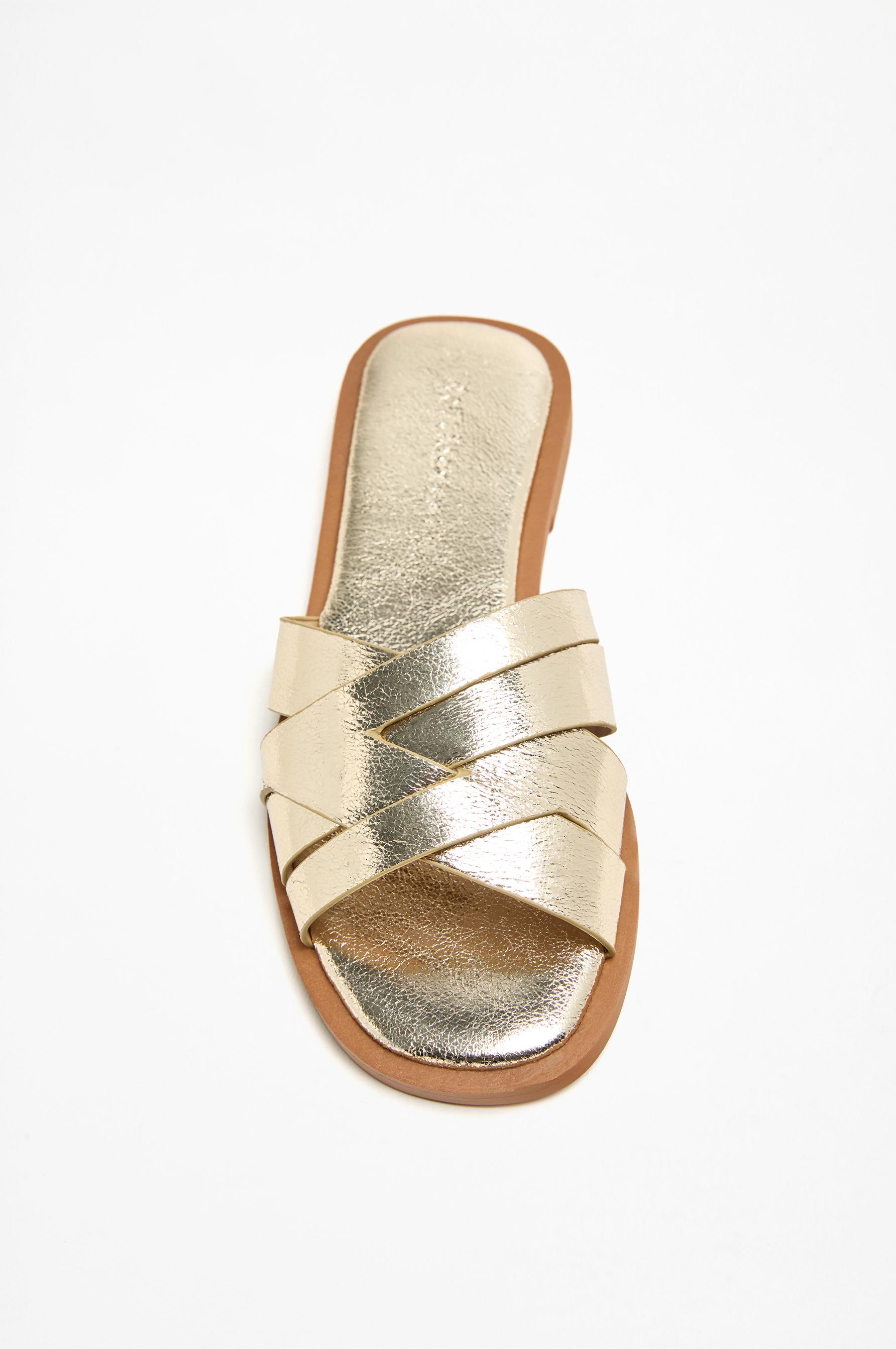 Braided sandals — GOLD