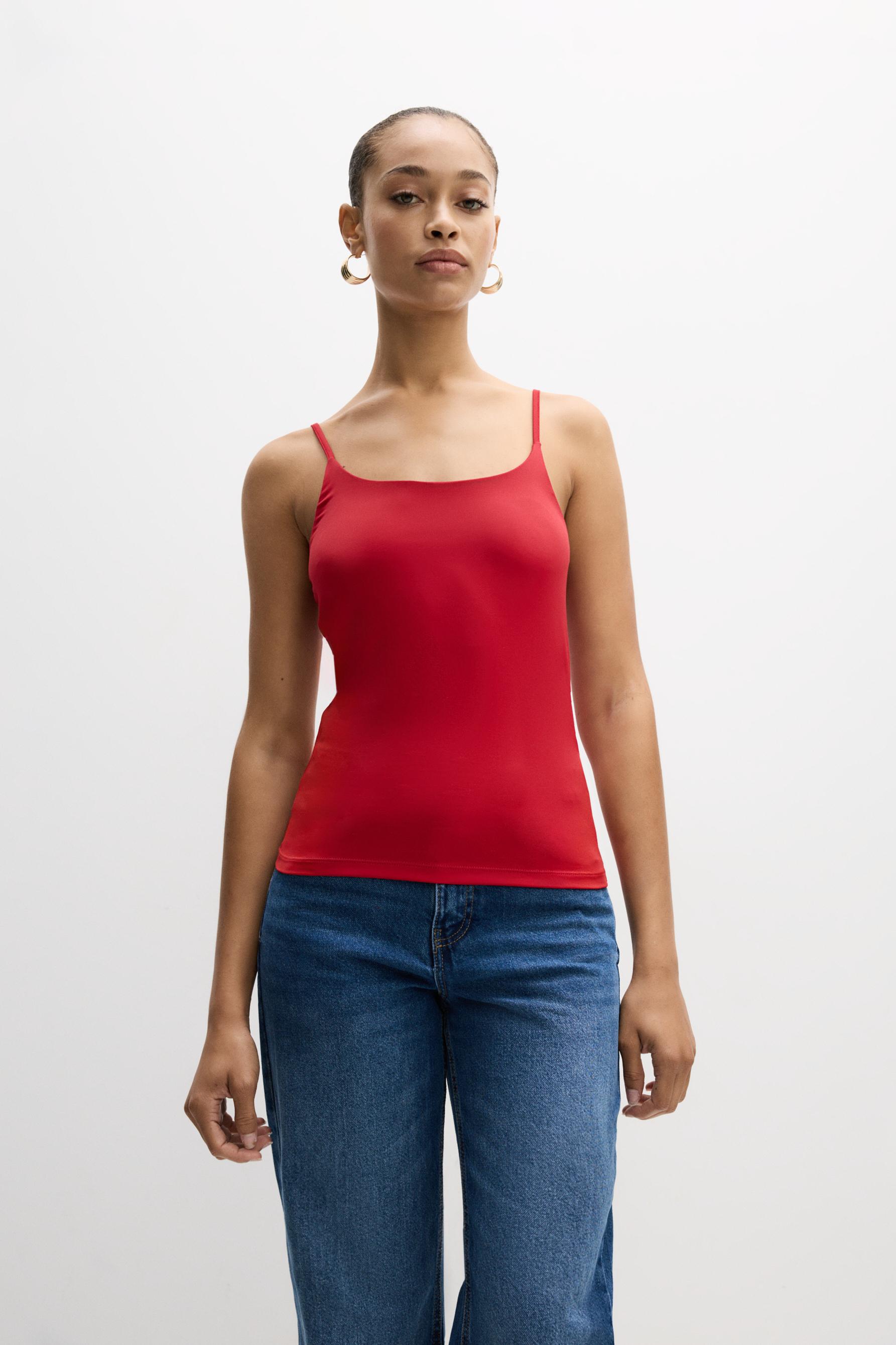 Camiseta tirantes poliamida