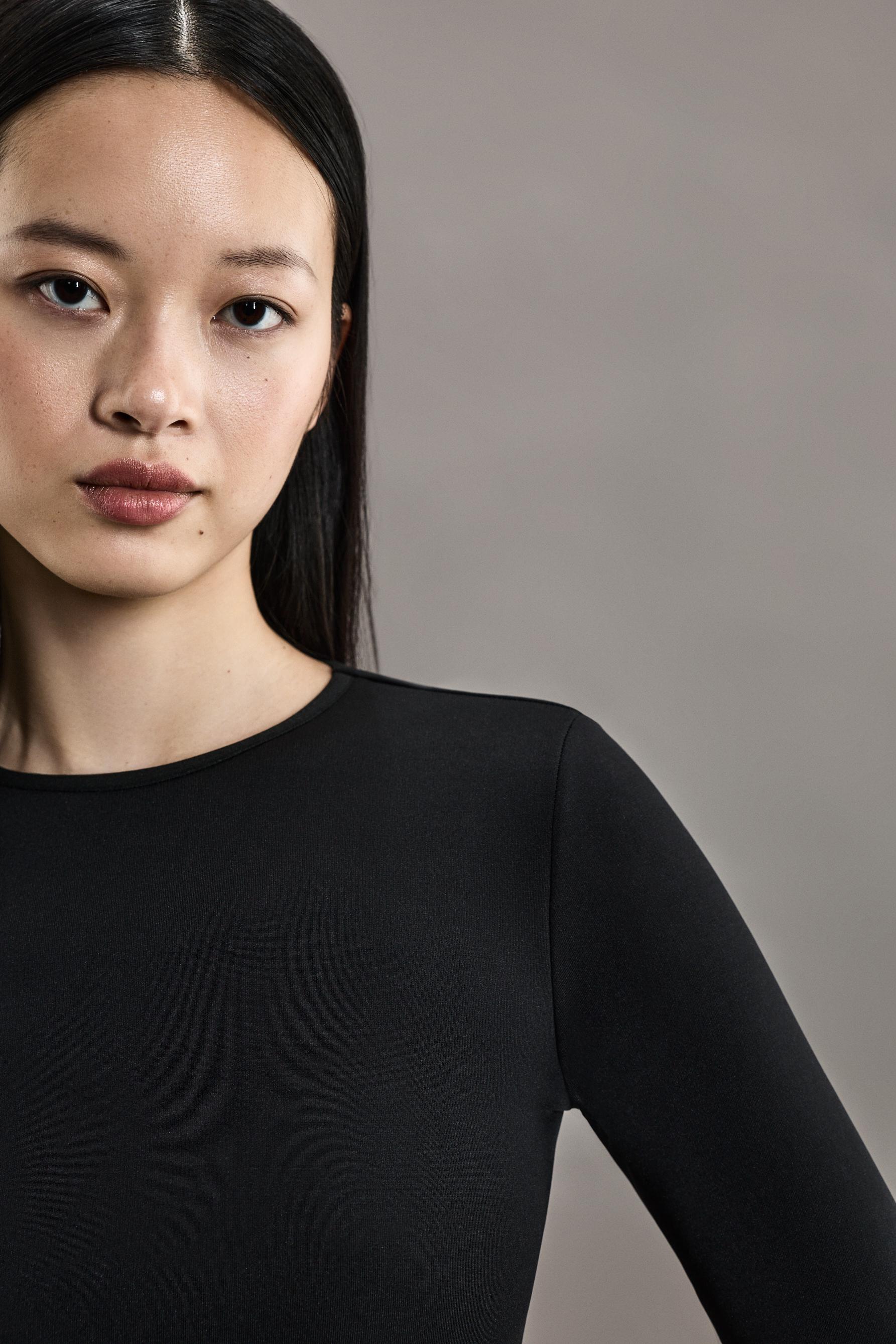 HEAVY WEIGHT thermal insulated T-shirt (-12ºC to 9ºC) — BLACK