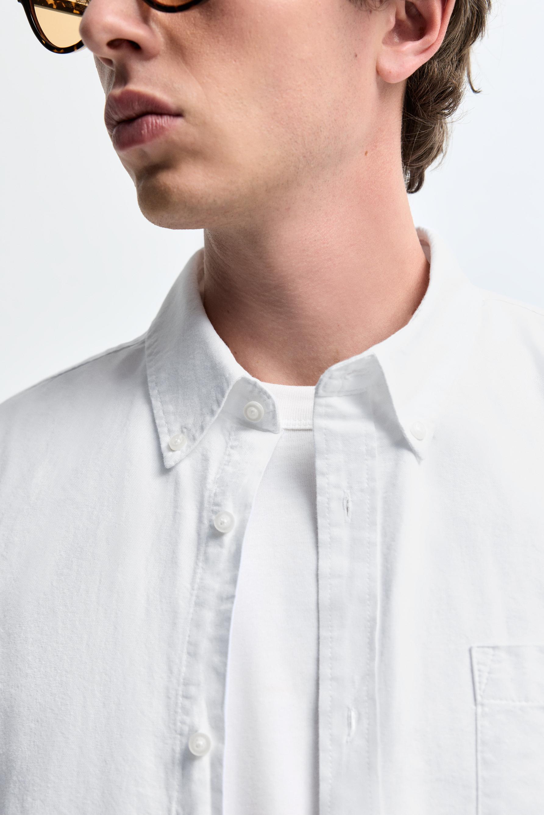 Oxford shirt — WHITE