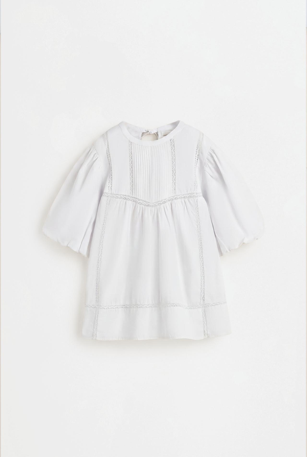 Embroidered blouse — WHITE